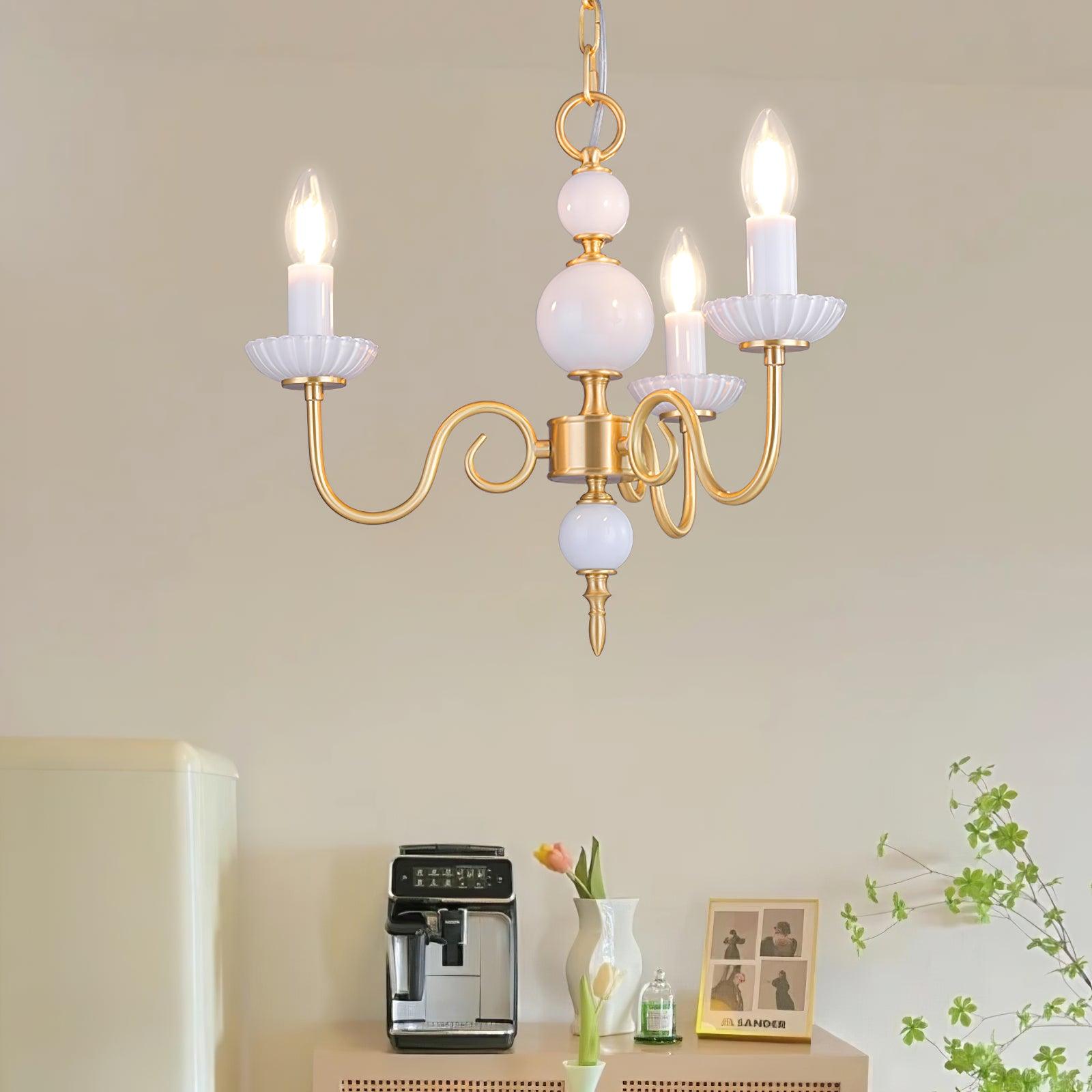 Carlita Chandelier - Elegant Crystal Ceiling Light Fixture for Dining Room, Living Room & Bedroom | Modern Home Decor Lighting