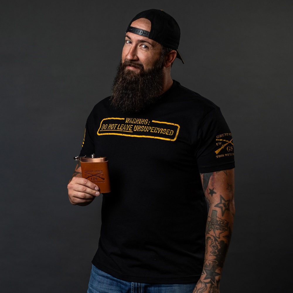 Funny Needs Supervision T-Shirt for Adults - Black Cotton Tee for Casual Wear, Gifts & Humorous Outfits