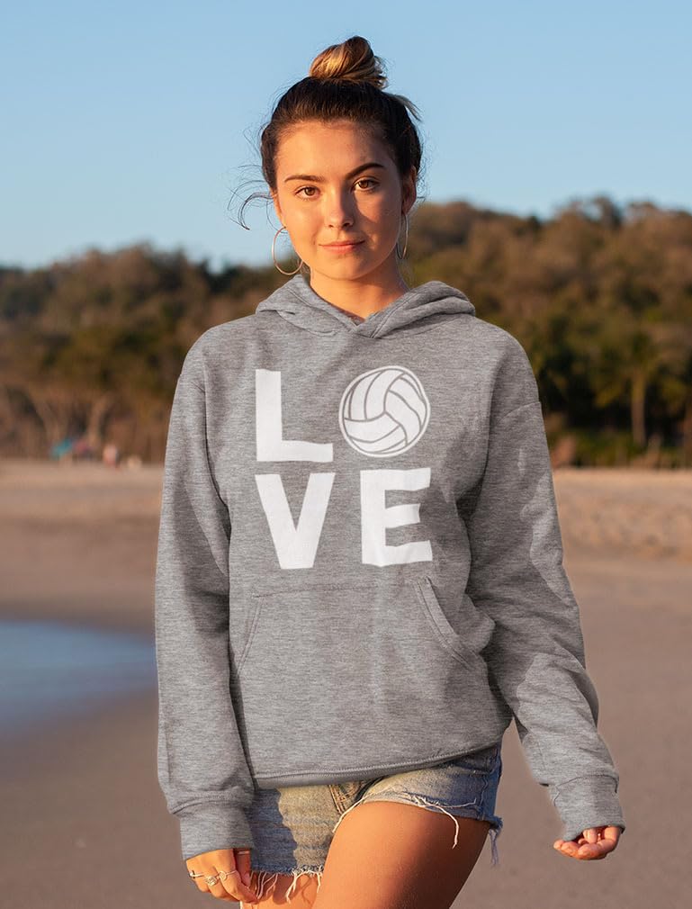 Tstars Volleyball Hoodie - Cute Gifts for Teen Girls & Women Volleyball Players - Soft Team Spirit Sweatshirt - Perfect for Games, Practice & Fan Support