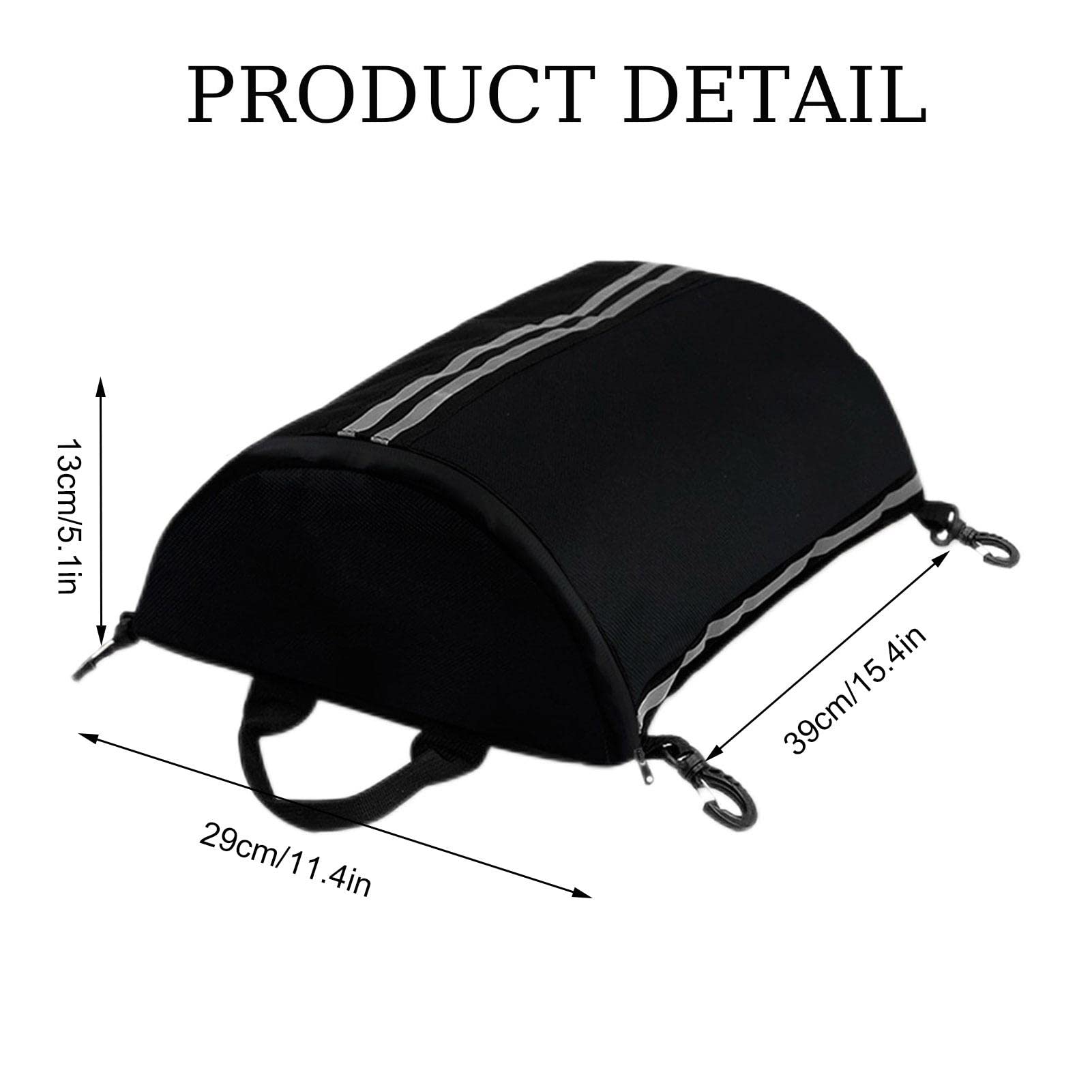 **Waterproof Kayak Deck Bag with Swivel Snap Hooks - Durable Paddle Board Accessories for SUP, Kayaking & Outdoor Adventures | Black**    *(Perfect for Kayaking, Stand-Up Paddleboarding, Fishing & Beach Trips – Keeps Gear Safe & Dry!)*