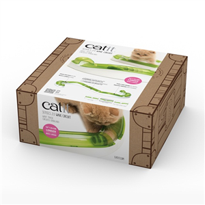 Catit Senses 2.0 Wave Circuit Interactive Cat Toy - Stimulating Play for Indoor Cats - Fun Exercise & Entertainment for Kittens & Adult Cats - Perfect for Solo Play or Bonding Time
