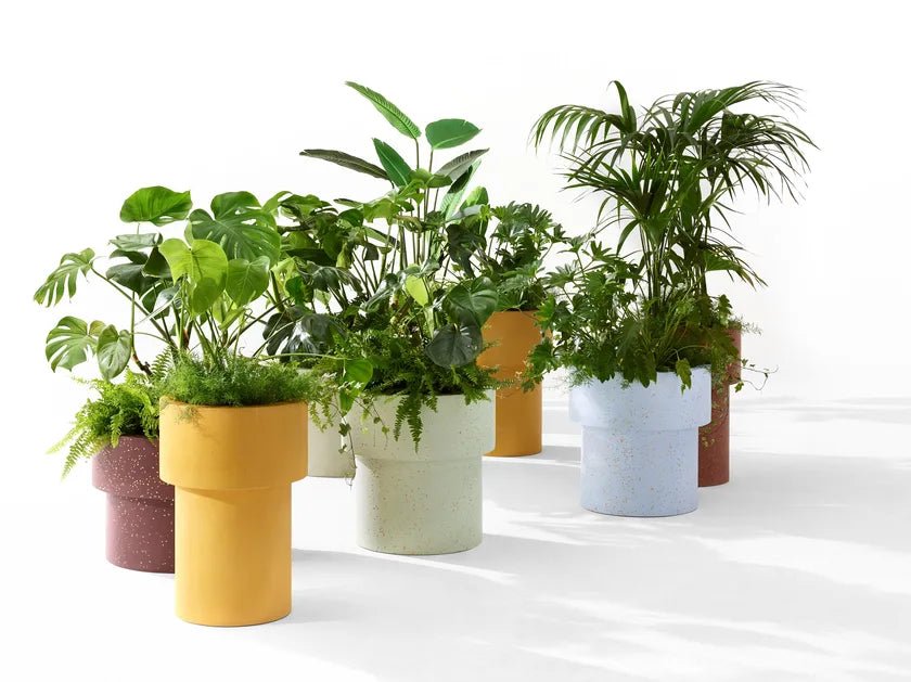 Erasmo Vase by CIMENTO® - Modern Ceramic Home Decor for Living Room, Dining Table & Office Desk | Handcrafted Flower Vase for Centerpieces & Interior Design