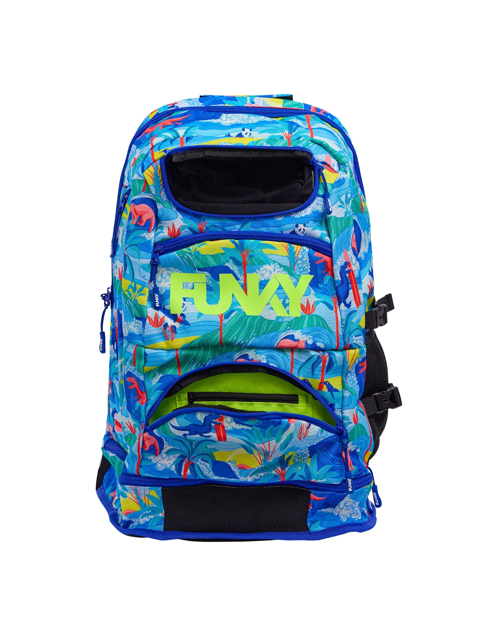 Duuude Elite Squad 36L Backpack - Limited Edition Waterproof Travel Backpack for Hiking, Camping & College - Durable Laptop Backpack with USB Charging Port
