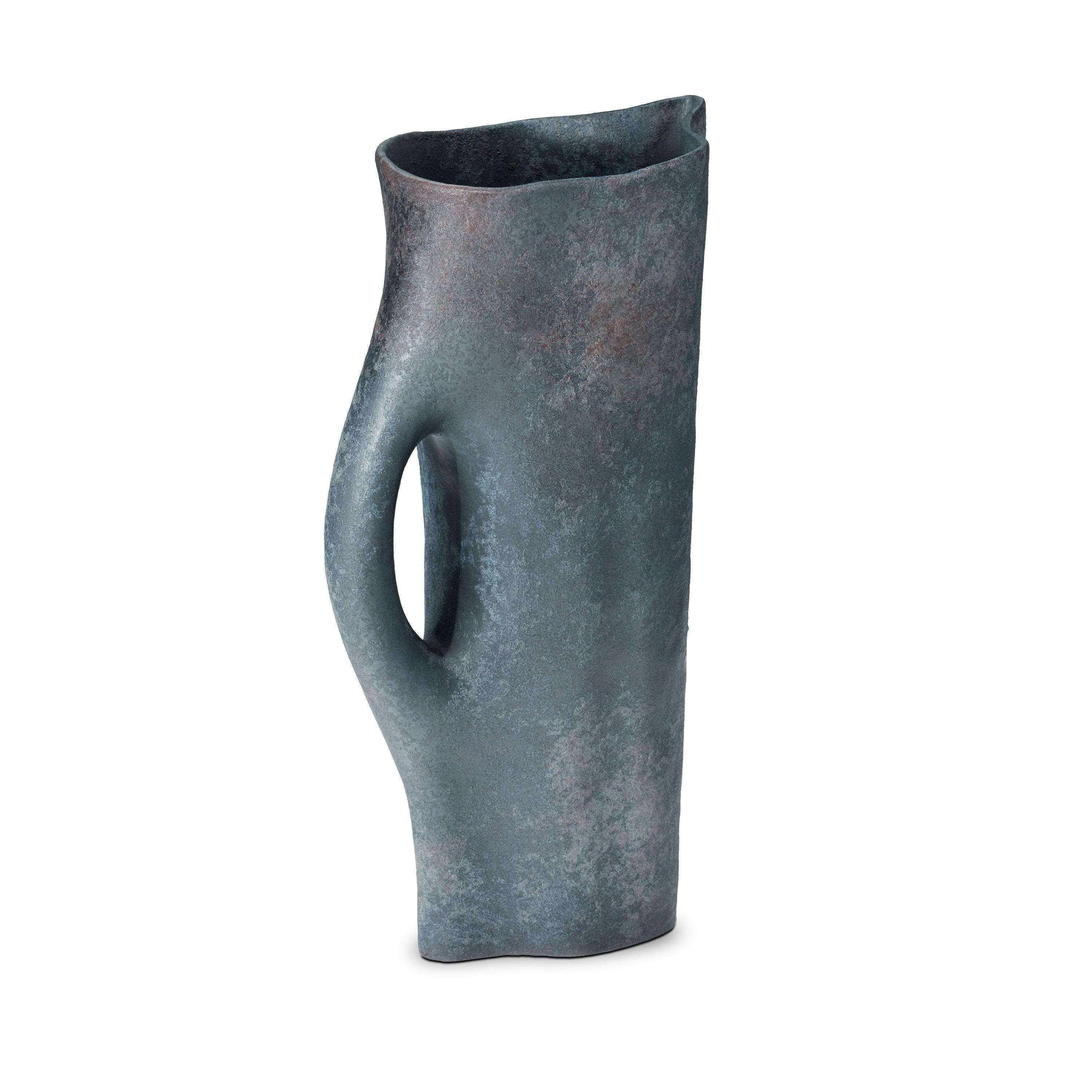 Timna Pitcher - Handcrafted Aged Iron Water Pitcher for Home & Kitchen | Rustic Farmhouse Decor, Perfect for Serving Beverages, Iced Tea, Lemonade & More