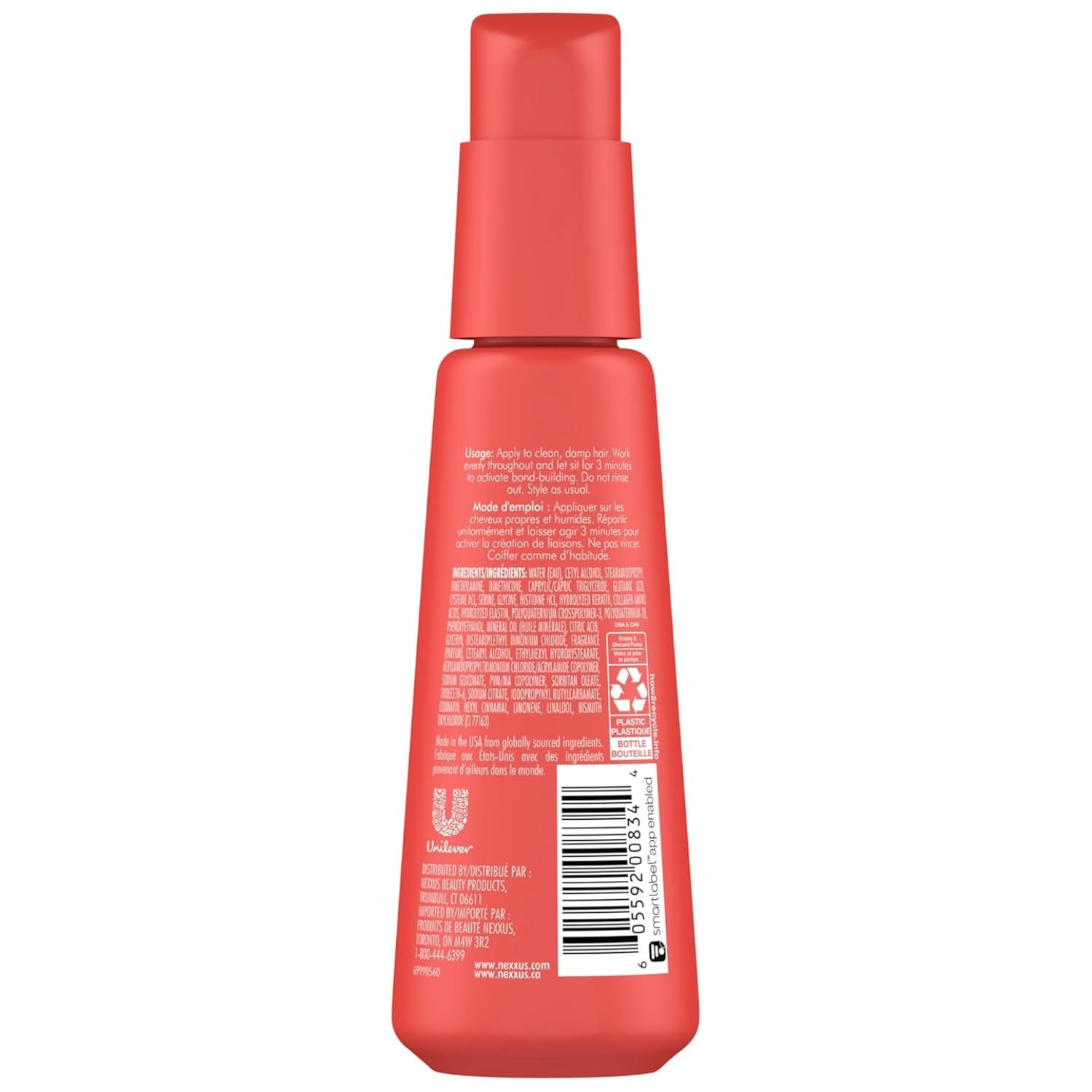 Nexxus Intense Bonding Hair Treatment with Amino Acids & Keratin Protein - Repairs & Strengthens Damaged Hair - 5 oz (Pack of 2) - Perfect for Salon-Quality Hair Care at Home