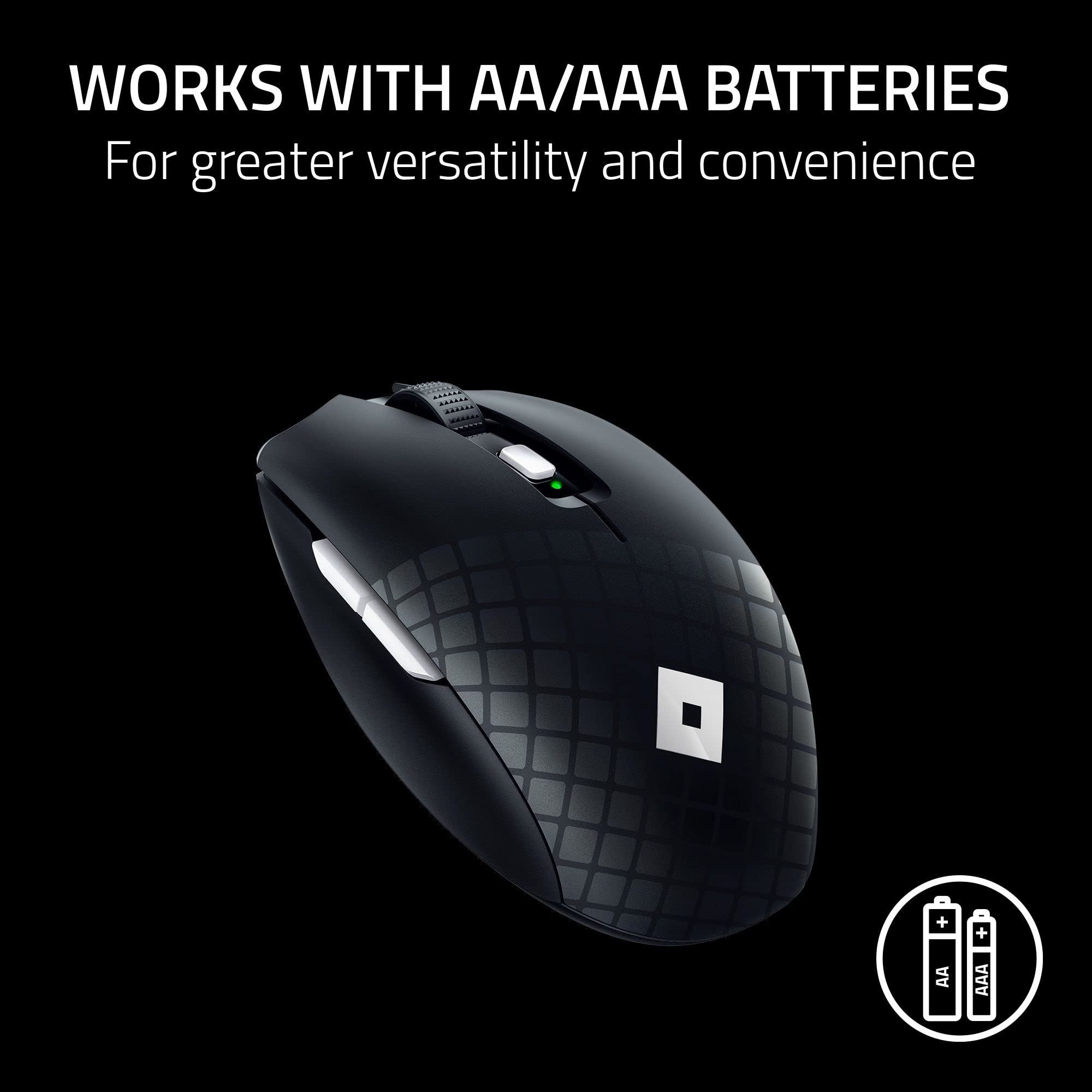 Razer Orochi V2 Wireless Gaming Mouse - Ultra Lightweight Bluetooth Mouse with 950H Battery Life | HyperSpeed Wireless & 2nd Gen Switches | Perfect for Roblox, Fortnite & Mobile Gaming On-The-Go