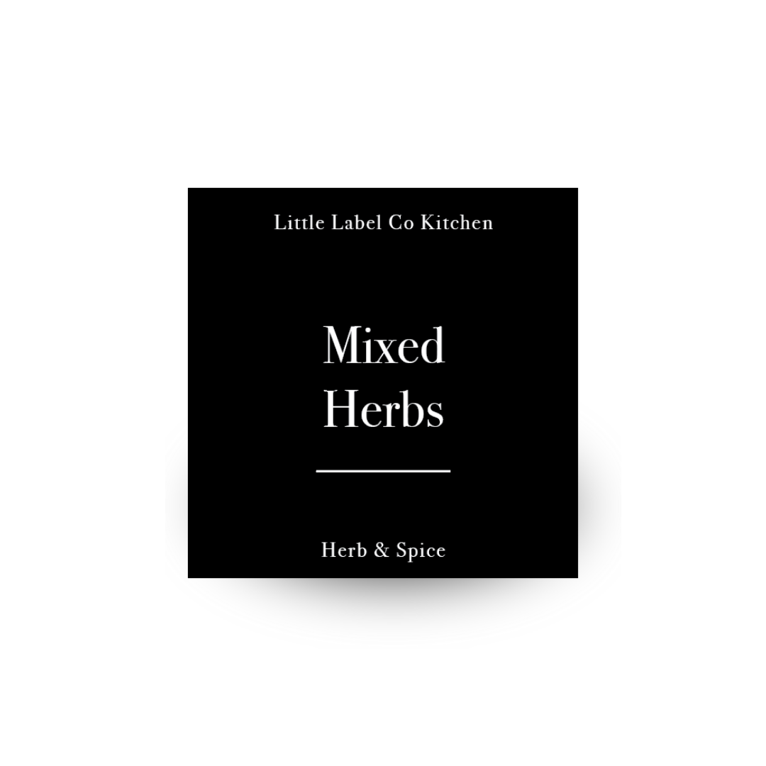 84-Piece Herb & Spice Stickers Square Labels Pack - Perfect for Kitchen Organization & Spice Jar Labeling