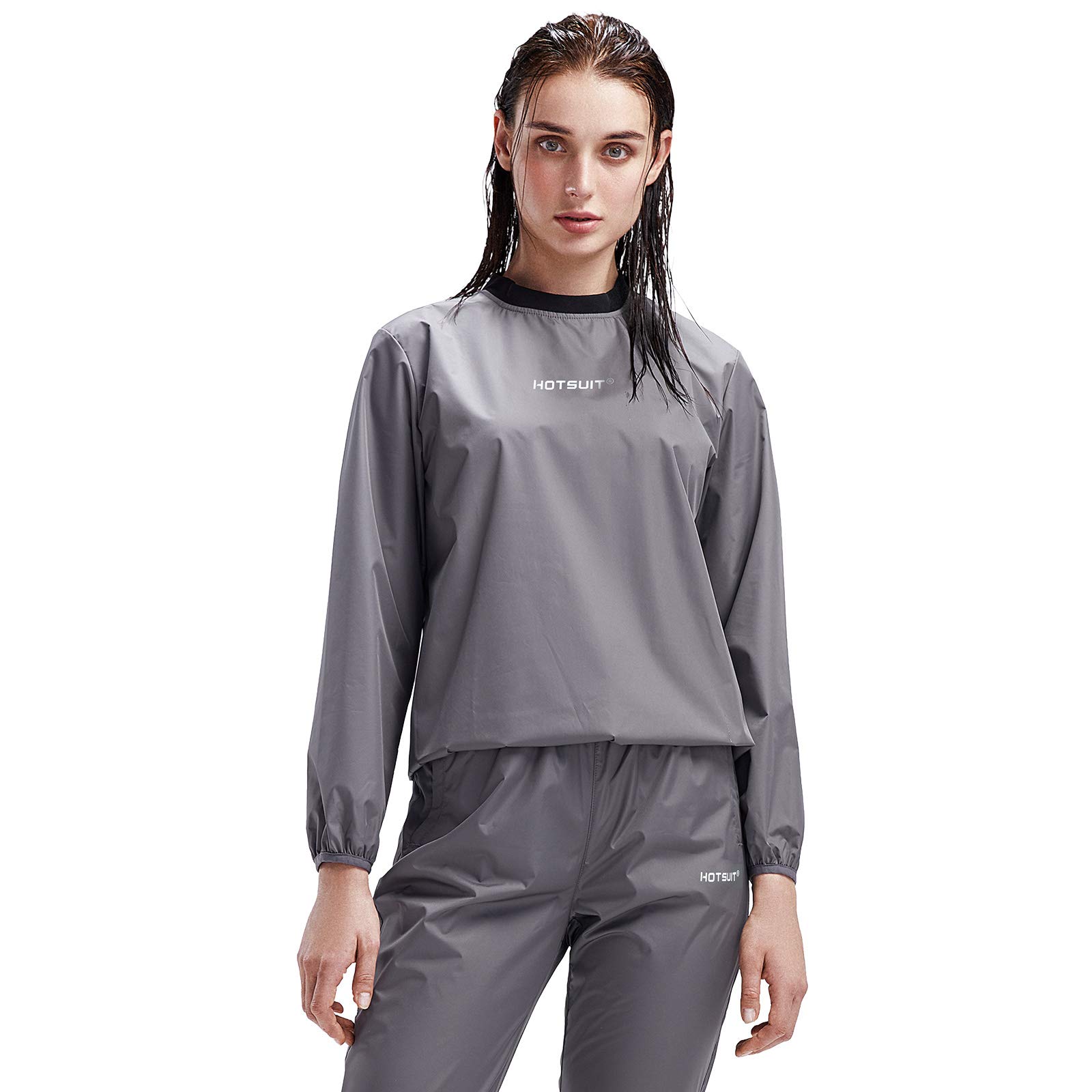 HOTSUIT Women's Sauna Suit - Durable Gym Workout Sauna Jacket & Pants for Weight Loss - Perfect for Home Training, Running, and Fitness Sweat Suits