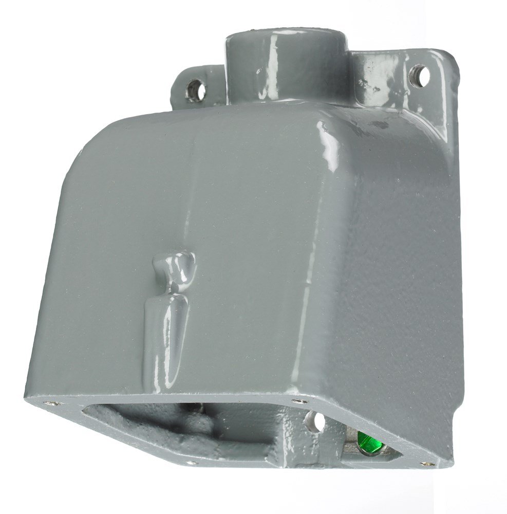 20/30 Amp Metallic Angle Back Box - 15° Feed Through Electrical Box for Secure Wiring - Ideal for Home, Office & Industrial Electrical Installations