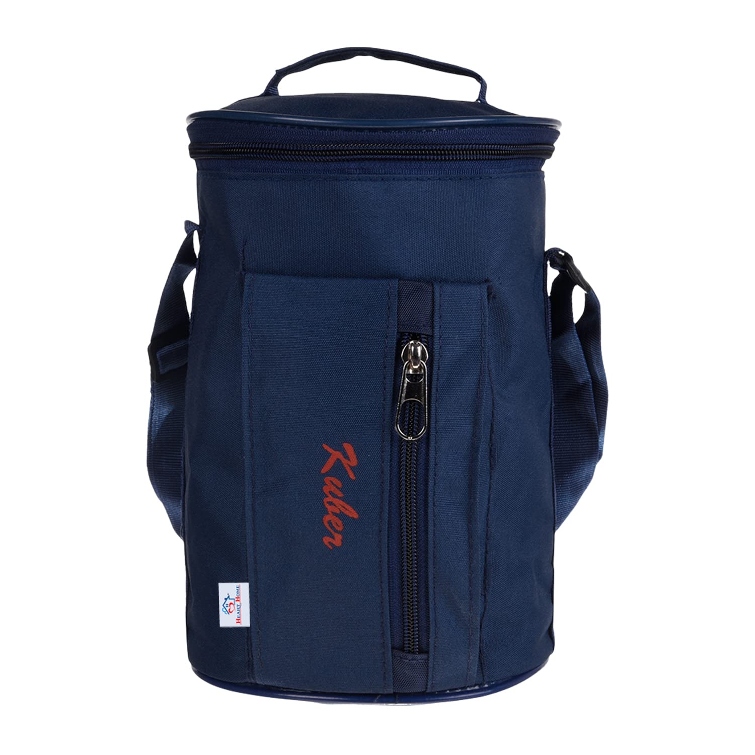 Heart Home Insulated Lunch Bag - Waterproof Canvas Tiffin Bag for Office, School & Picnics | Reusable & Eco-Friendly Food Carrier