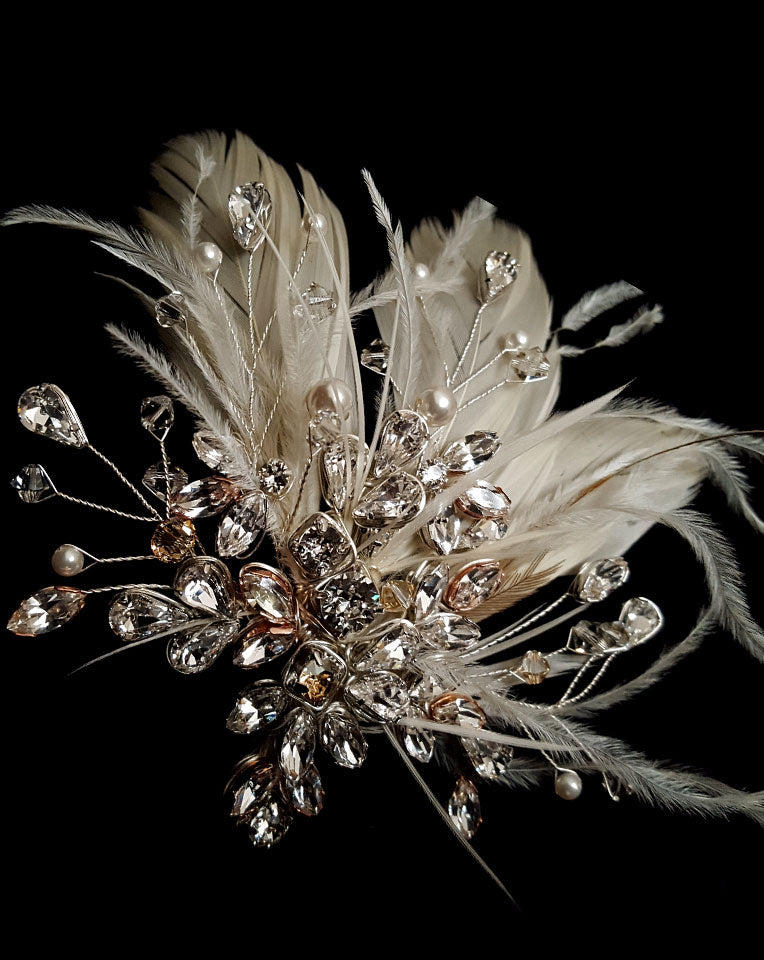 Elegant Crystal Vine Bridal Hair Comb - Best Seller Wedding Headpiece by Claire B by Kezani | Perfect for Brides, Prom, and Formal Events