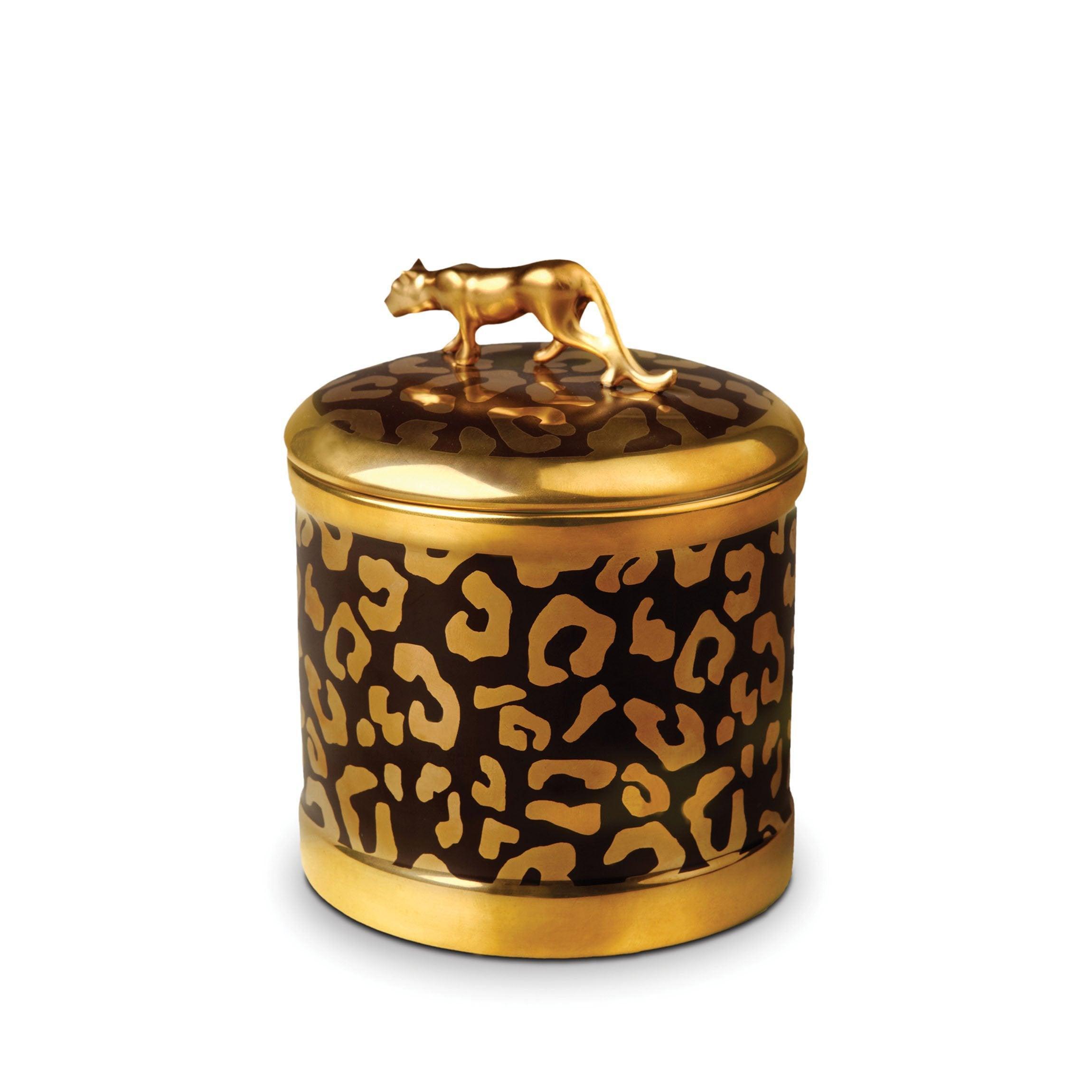 Leopard Print Scented Candles - Elegant Home Decor for Relaxation & Aromatherapy | Perfect for Living Room, Bedroom & Spa