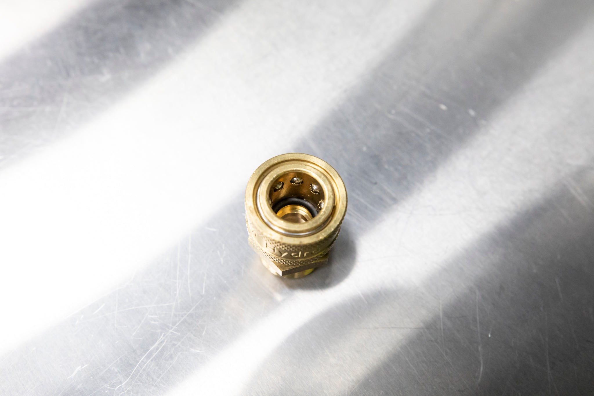 Brass M22 Male (14mm) to 3/8 Quick Disconnect Coupler Adapter - Perfect for Hydraulic Systems, Pneumatic Tools & Industrial Applications