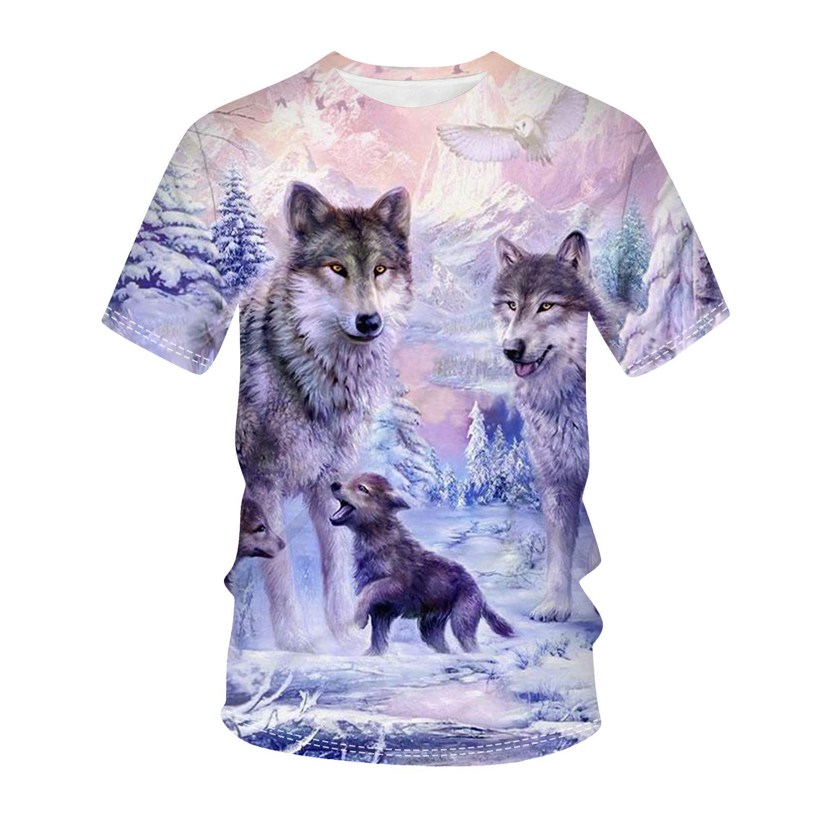 Men's & Women's Short Sleeve T-Shirts - 3D Printed Summer & Spring Casual Tees for Outdoor Activities, Travel, and Everyday Wear
