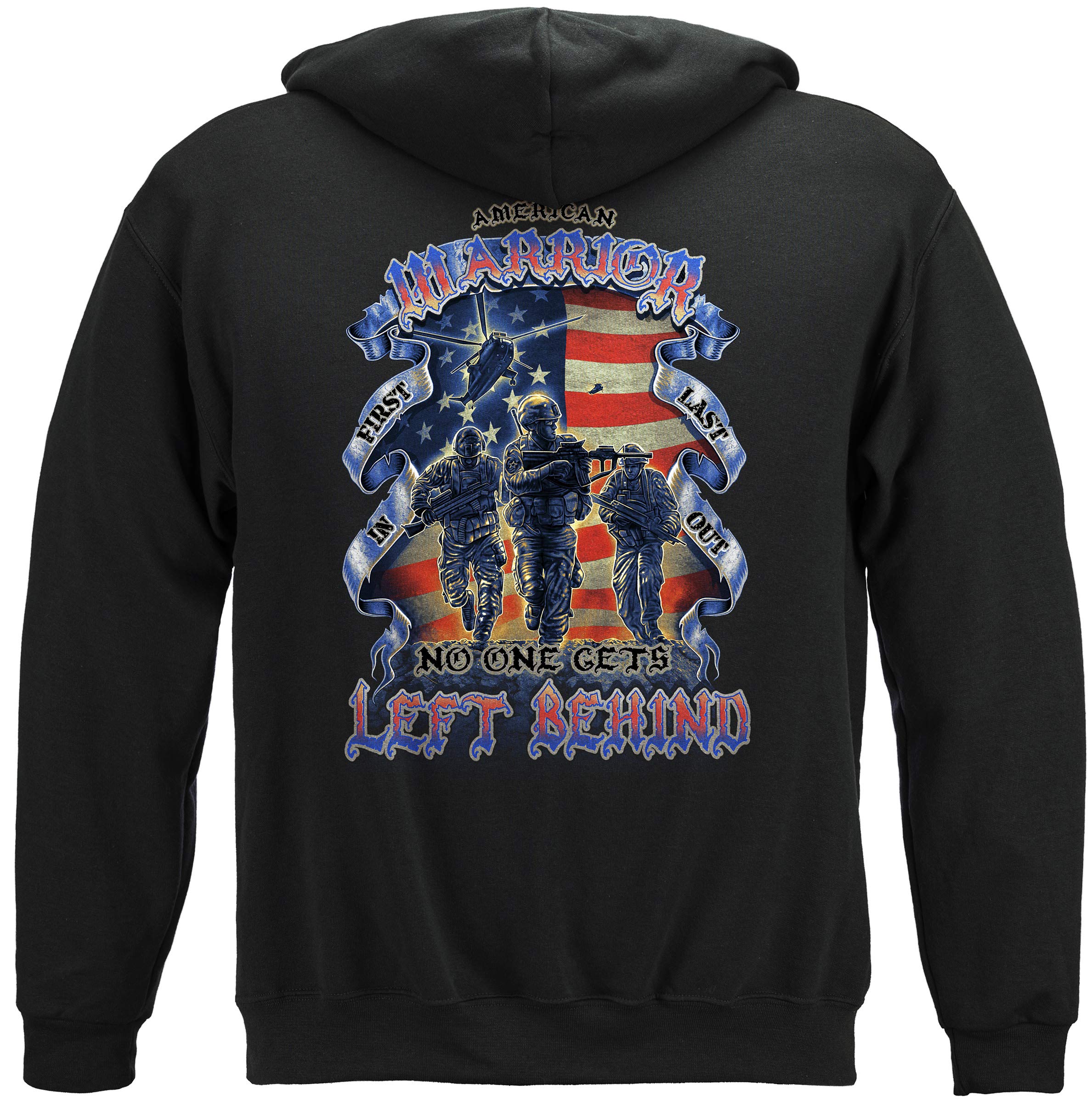 US Marine Corps Hooded Sweatshirt - American Warrior MM119SW - Military Apparel for Veterans & Patriotic Casual Wear