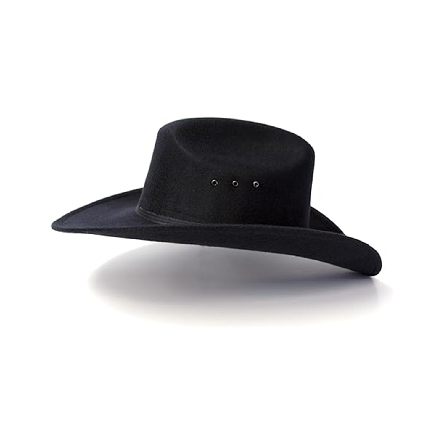 Western Express Felt Finish Cowboy Hat - Cattleman Style with Stylish Hat Band for Men & Women | Durable Rodeo & Ranch Wear for Outdoor Ranchers, Country Concerts & Western Fashion