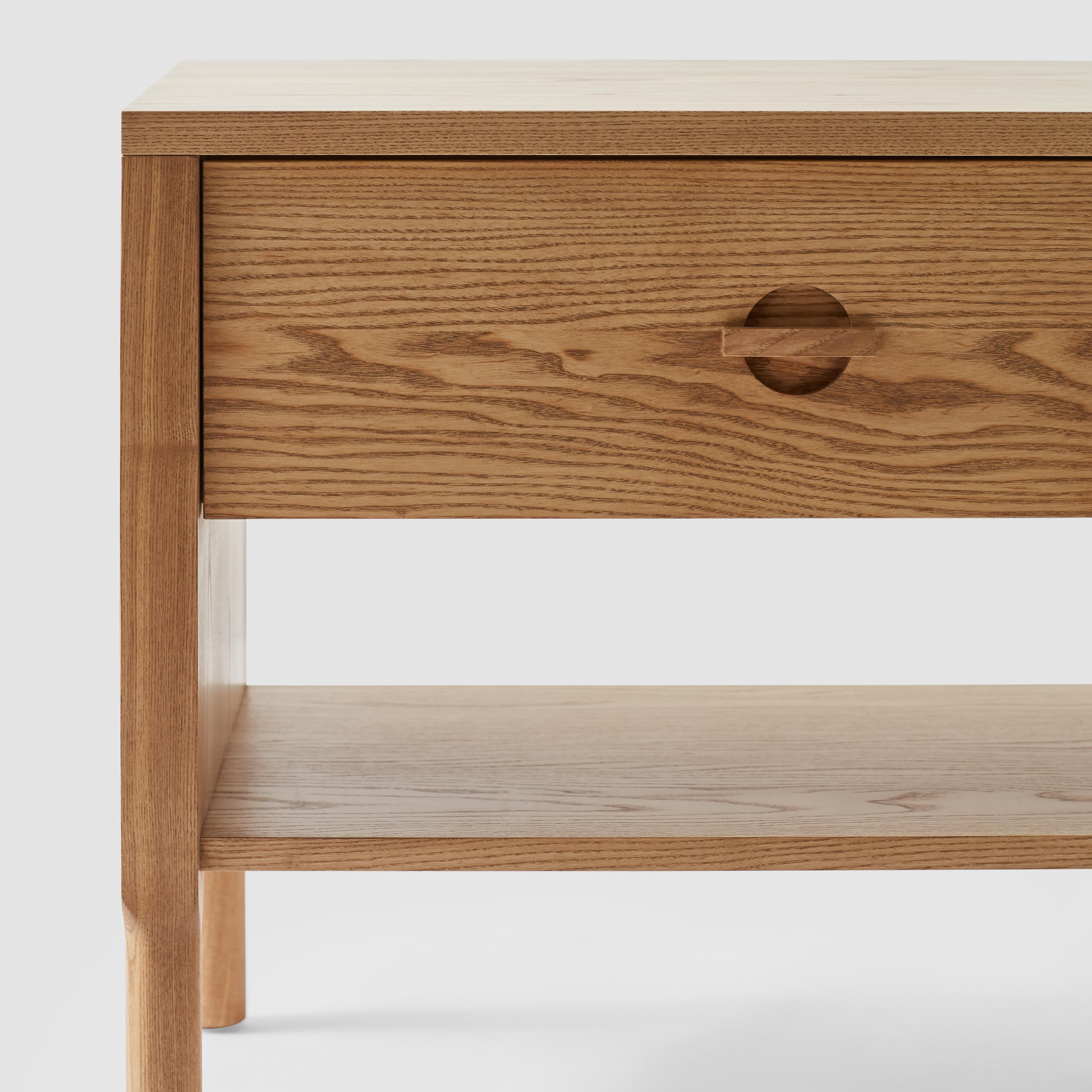 Stylish Avon Nightstand with Drawer - Modern Bedside Table for Bedroom, Living Room, or Office - Perfect for Storage and Decor