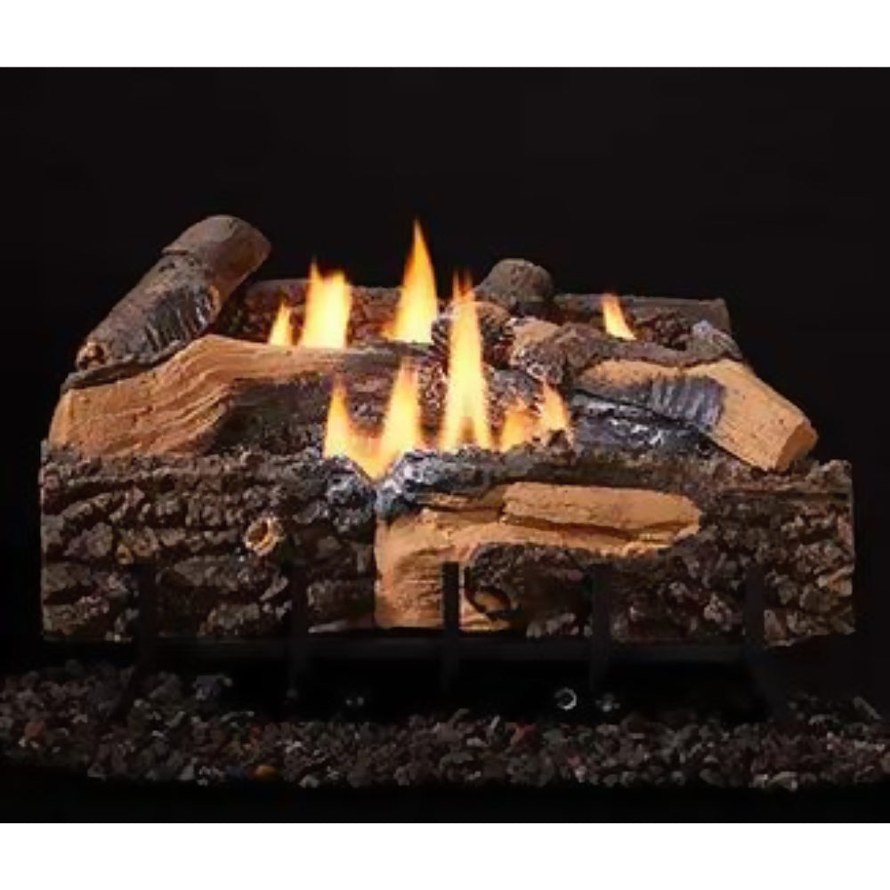Monessen Mezmer Log Set for Vent-Free Gas Fireplace - Realistic Wood Burning Effect for Cozy Home Ambiance | Perfect for Living Rooms, Bedrooms & Patios