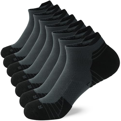 7 Pairs Grey Black