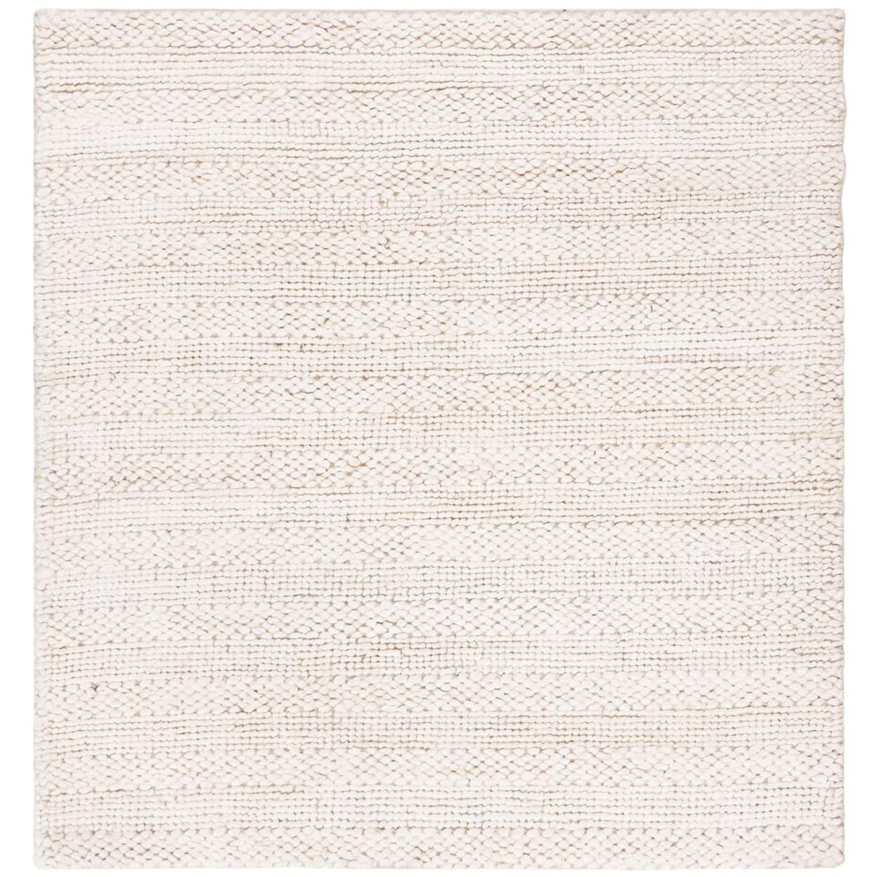 SAFAVIEH NF212D 8'x8' Square Handmade Braided Jute Rug - Natural Fiber Woven Area Rug for Living Room, Bedroom & Home Decor