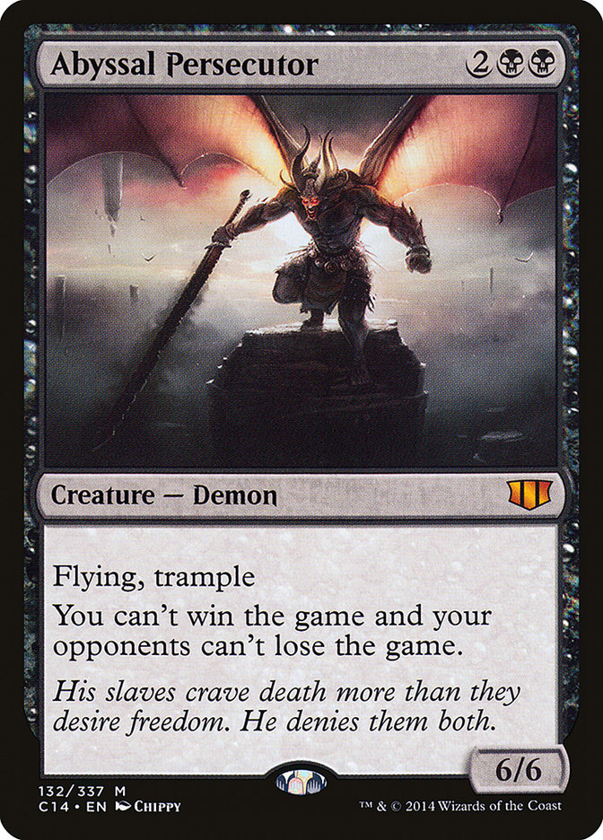 Abyssal Persecutor - Commander 2014 MTG Card | Powerful Demon Creature for Magic: The Gathering EDH/Commander Decks | Collectible Trading Card Game Accessory