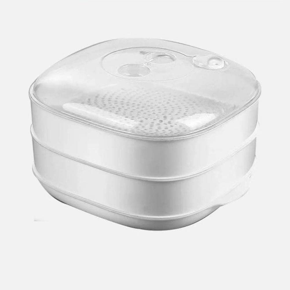 JINYISI Microwave Steamer with Lid - BPA Free Plastic Food Steamer Cooker for Vegetables, Rice & Healthy Meals | Perfect for Quick Cooking, Meal Prep & Healthy Eating at Home