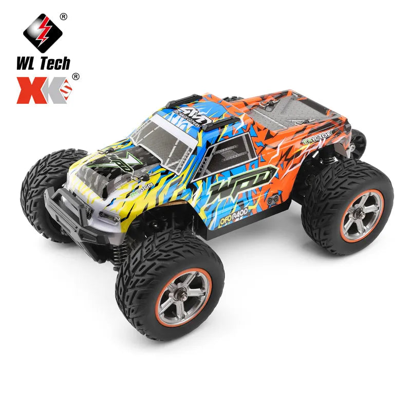WLTOYS 204006 1/20 Scale 4WD Off-Road RC Car - 2.4GHz Remote Control, 50km/h High Speed, LED Headlights - Perfect for Outdoor Racing, Backyard Driving & Off-Road Adventures