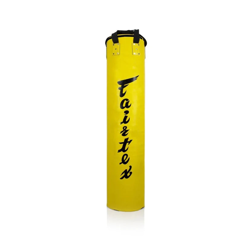 Fairtex HB6 6FT Muay Thai Heavy Duty Banana Punching Bag for Kickboxing, MMA Training & Home Gym Workouts - Premium Boxing Equipment for Adults & Fighters