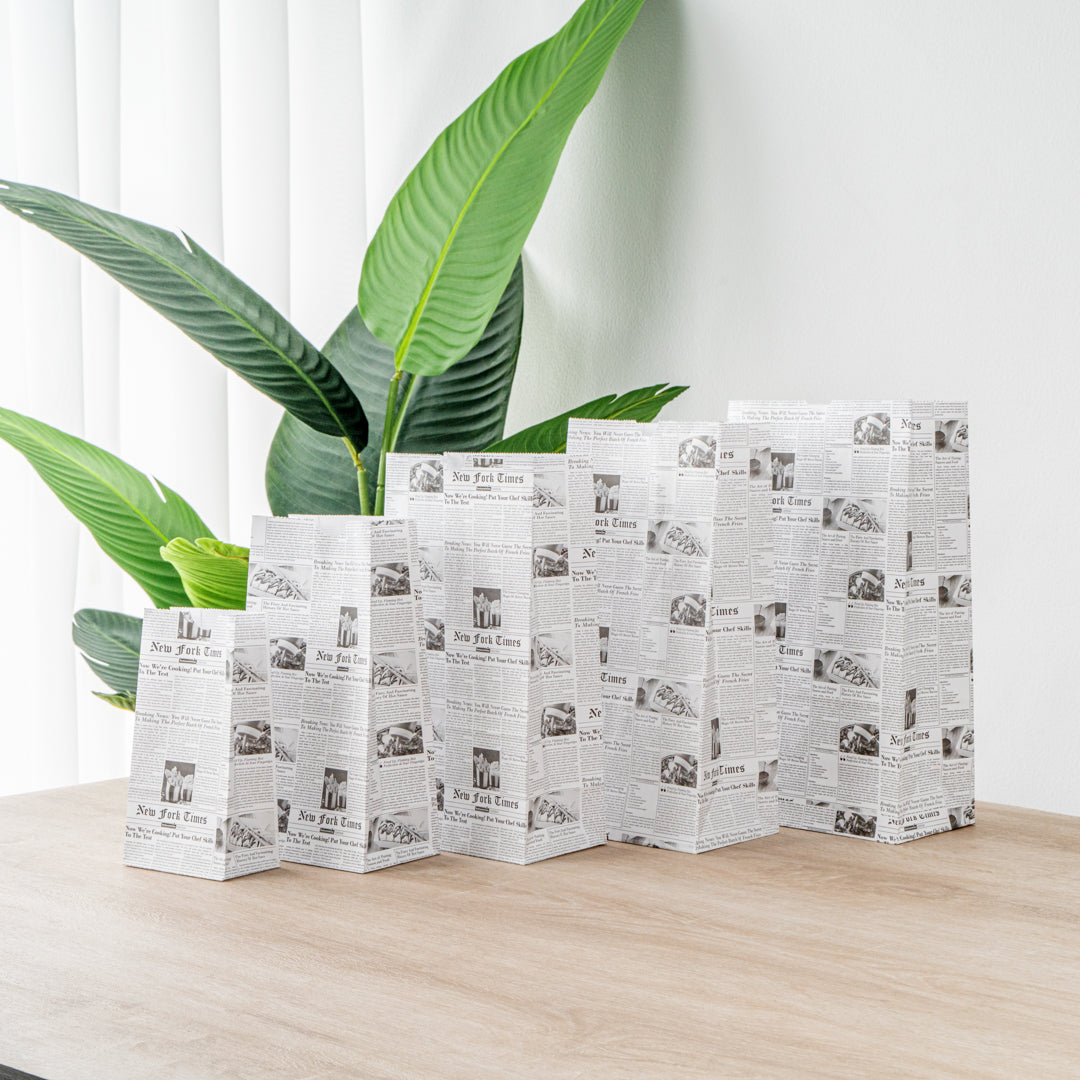 Eco-Friendly Kraft Paper Bags 2lb Capacity - 4.25
