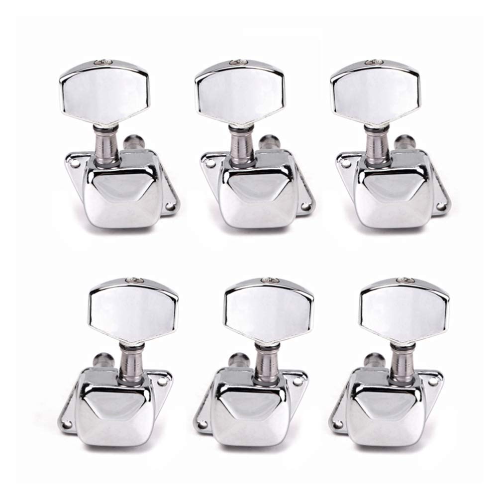 Exceart 6-Piece Banjo Tuning Keys - Guitar Machine Heads & Tuners for Acoustic & Electric Guitars - Premium Half-Closed Hook Tuning Pegs - Perfect for Guitar Maintenance, String Replacement & On-Stage Tuning