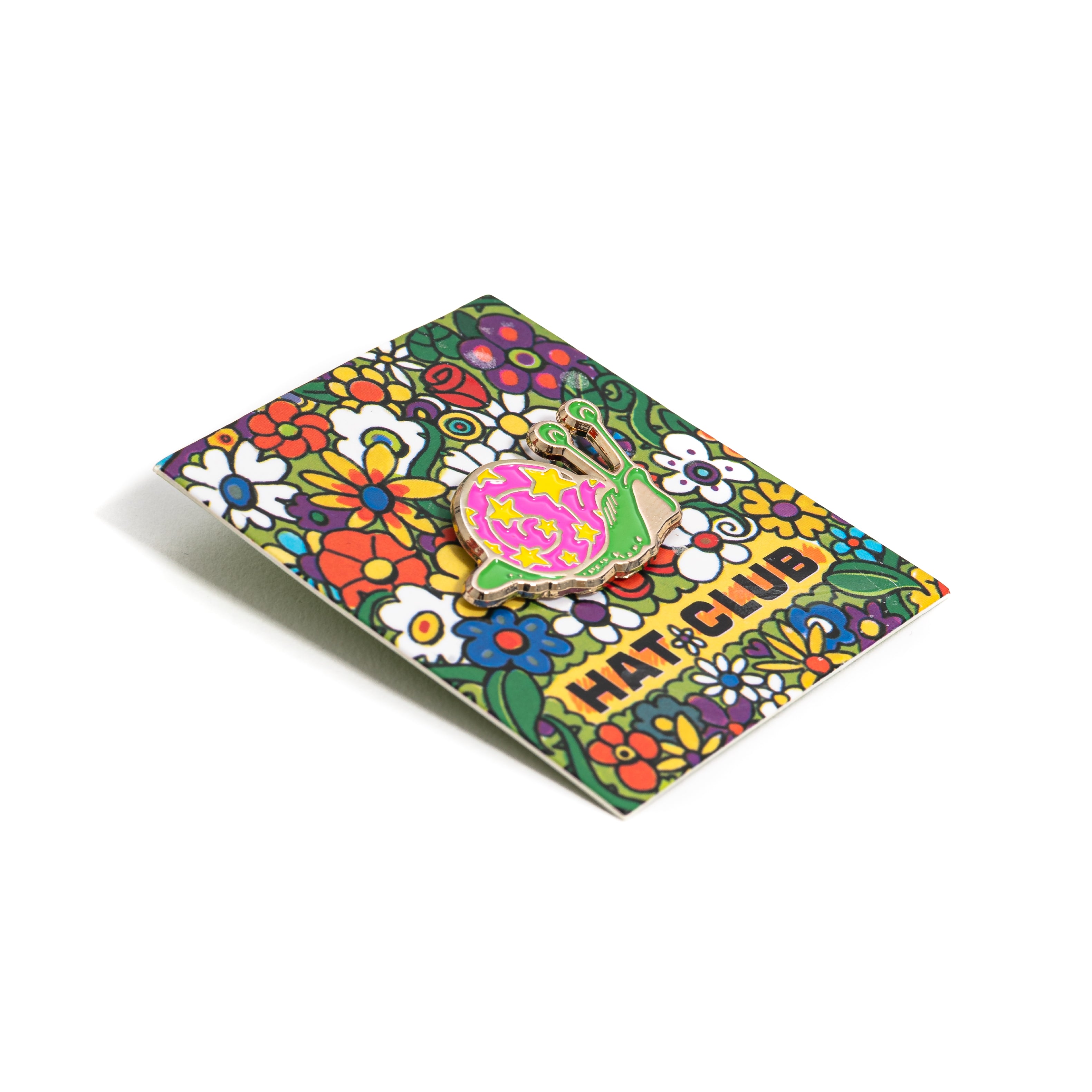 Super Bloom Sleepy Snail Hat Pin - Multi Color Enamel Accessory for Hats, Bags & Jackets | Cute Fashion Statement for Women & Men