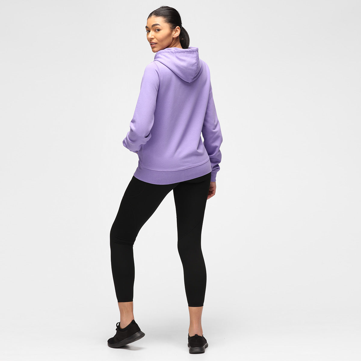 Lavender Diamond Women's Zoodie Hoodie - Cozy Fleece Pullover for Lounge, Travel & Casual Wear