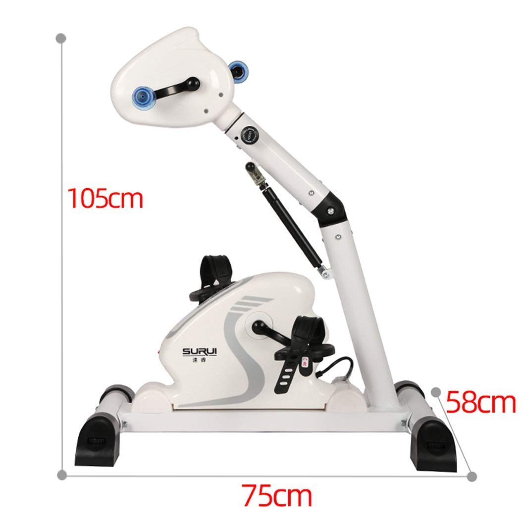 Recumbent Exercise Bike with Adjustable Resistance - Electric Rehabilitation Machine for Seniors - Indoor Cycling Fitness Equipment for Home Use - Ideal for Physical Therapy, Low-Impact Workouts & Elderly Mobility Training