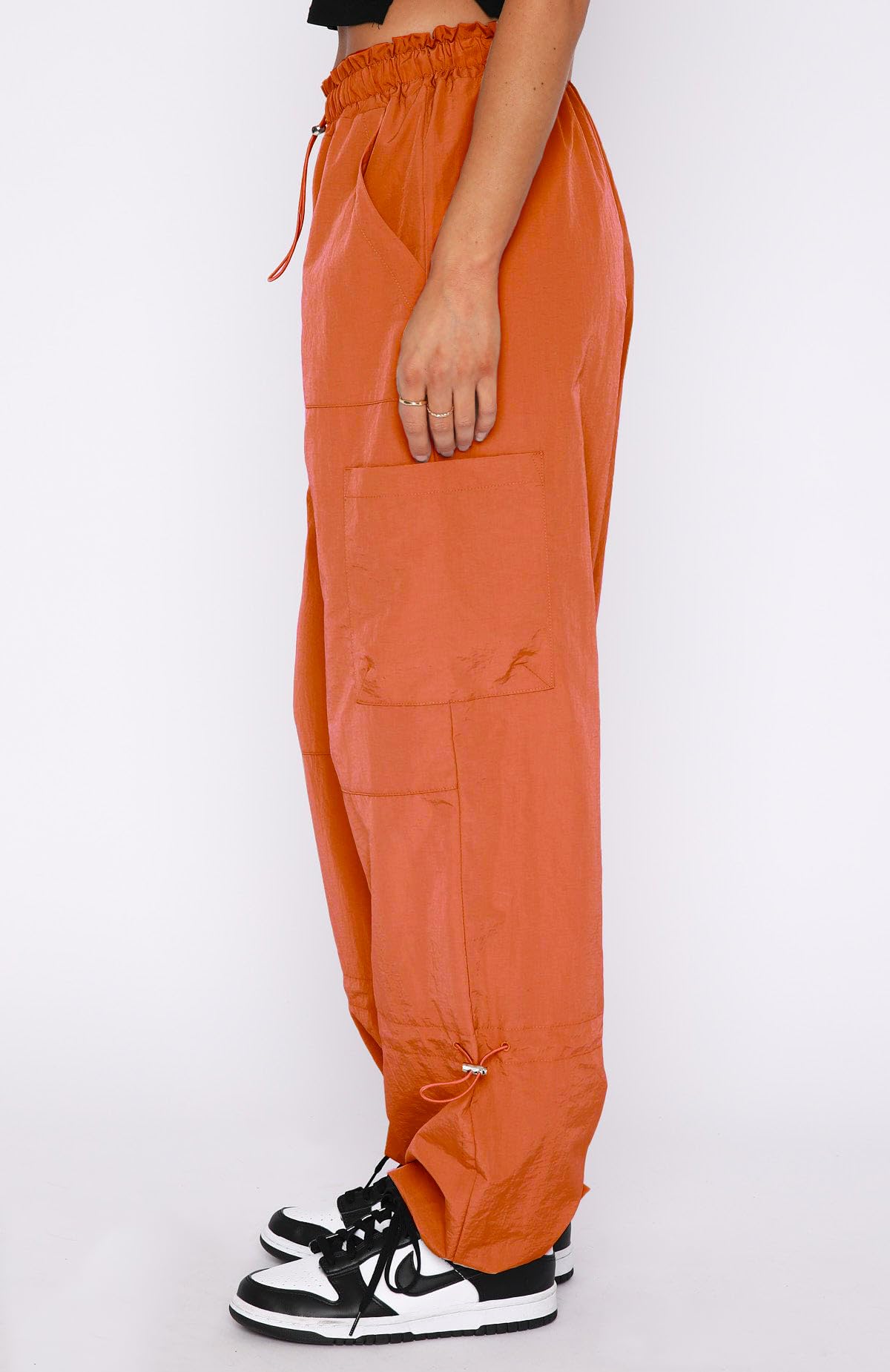 Women's Cargo Pants Baggy Parachute Pants - Y2K Style Rave & Festival Outfits | Streetwear, Casual Wear & Outdoor Activities