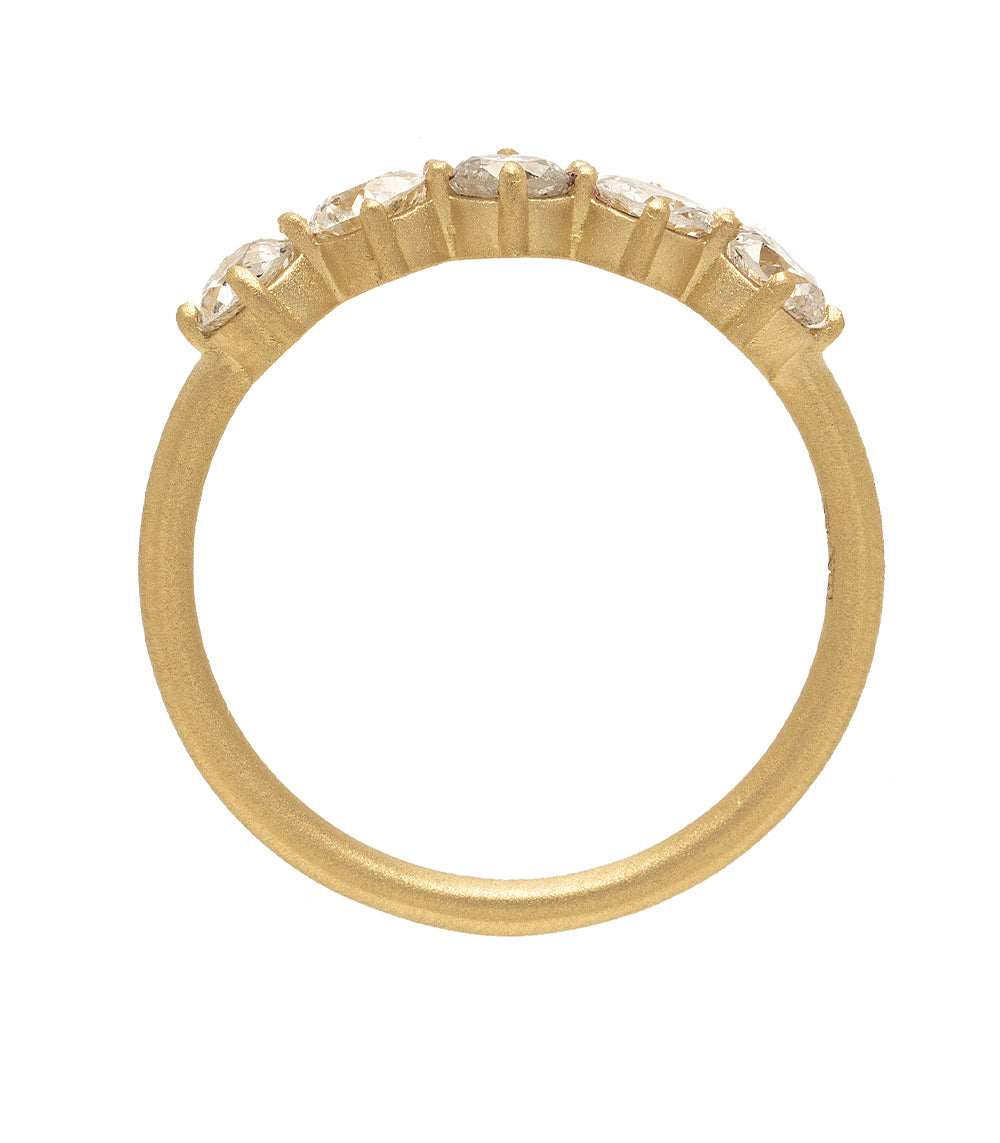 Claudette 5 Stone Diamond Ring - Elegant Wedding Band for Women, Durable 14K Gold Engagement Ring, Perfect for Proposals, Anniversaries & Special Occasions