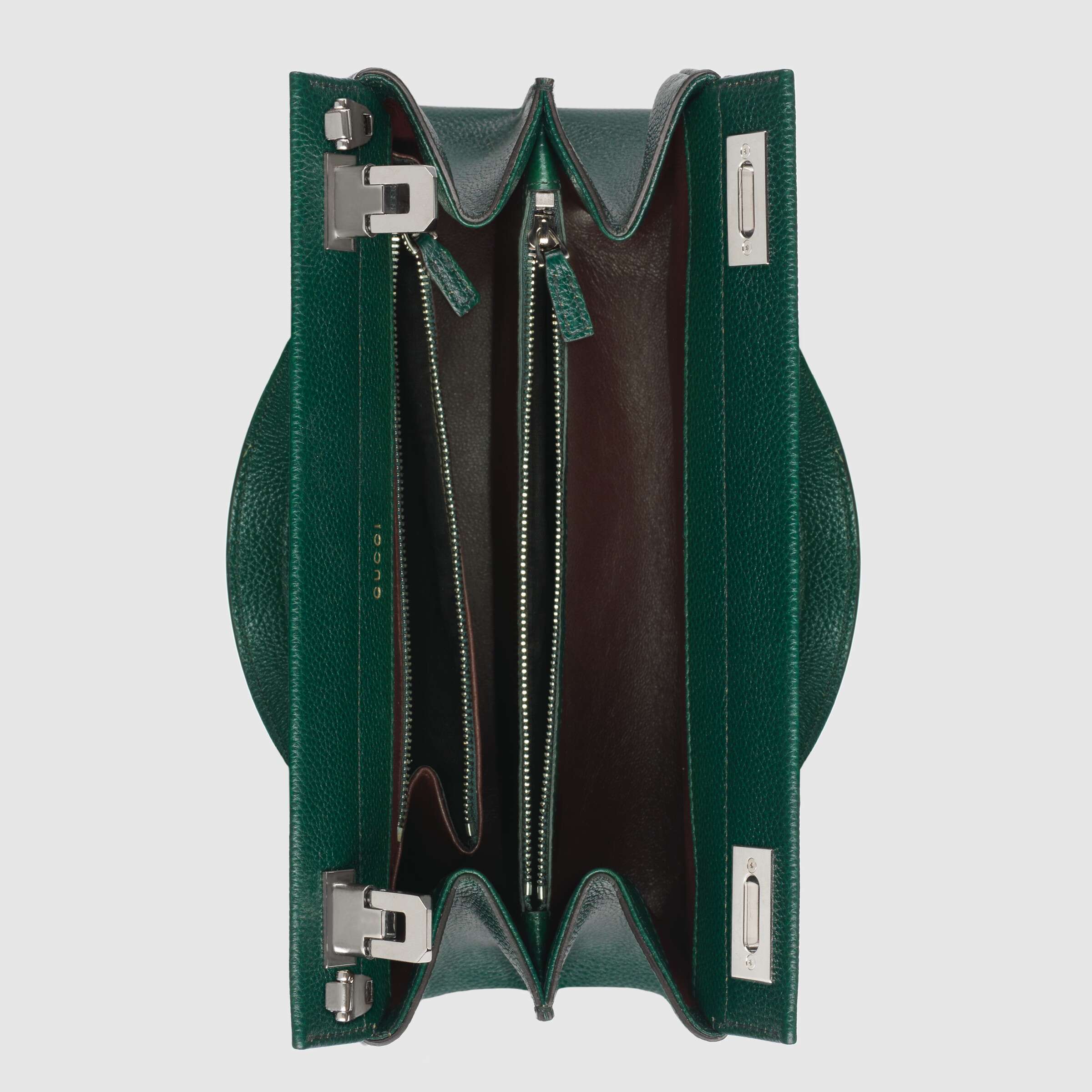 Gucci Zumi Small Top Handle Bag in Dark Green - Grainy Leather Luxury Handbag for Women | Perfect for Work, Evening Events & Daily Use