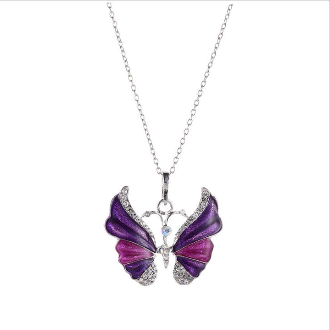 Butterfly Necklace for Women - Sterling Silver Pendant Choker Necklace, Dainty Short Layering Jewelry Gift for Her, Perfect for Date Night & Everyday Wear