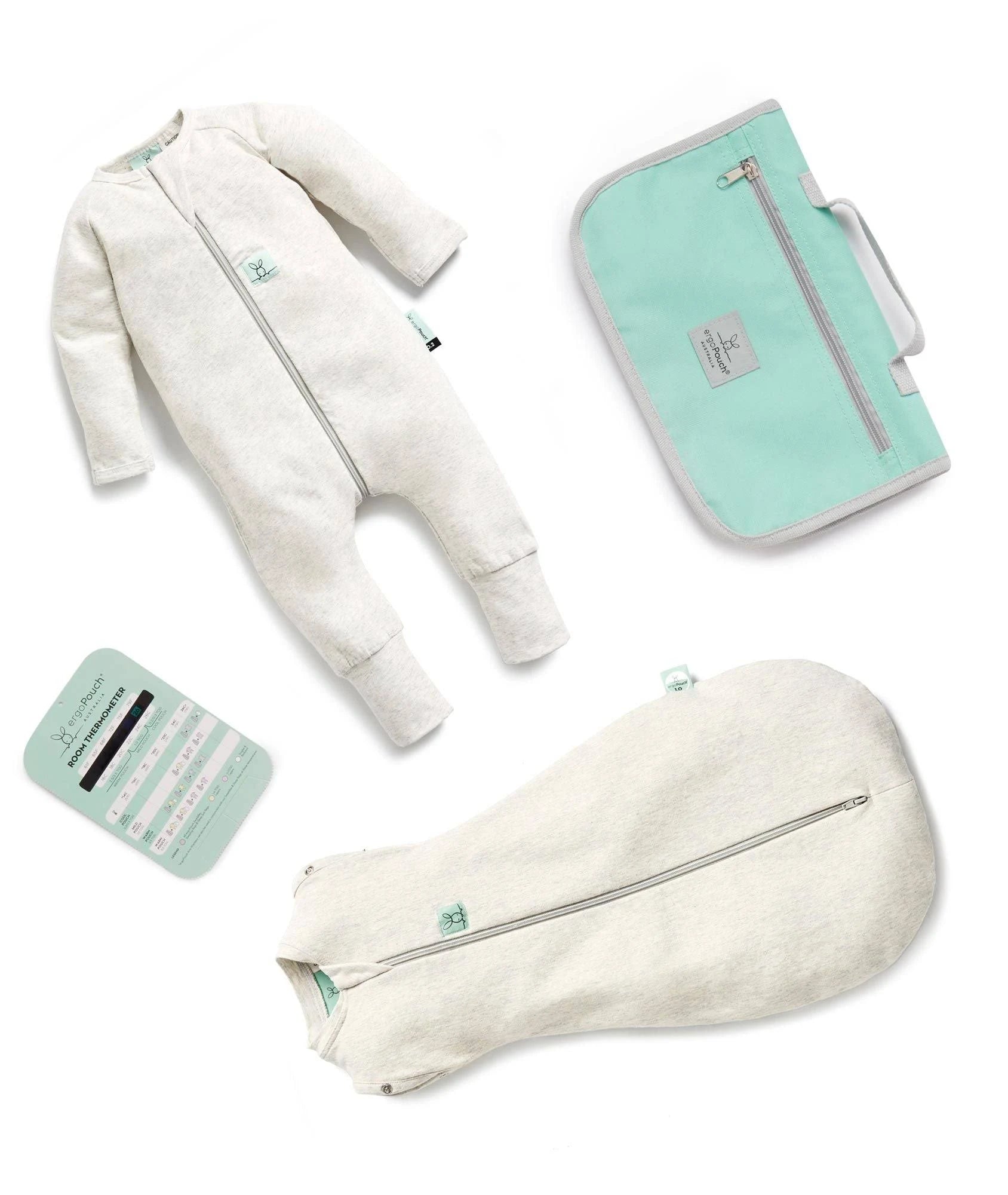 ergoPouch Cocoon Swaddle Sleep Sack for Newborns - Soft Baby Swaddle Blanket with Nappy Wallet & Gift Pack - Perfect for Nursery, Baby Shower Gifts & Newborn Sleep Comfort