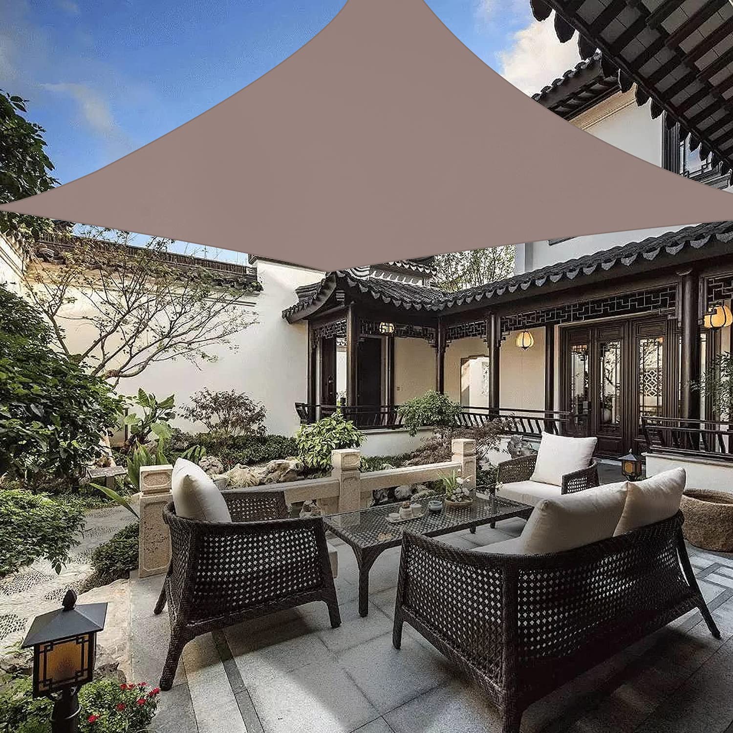 16'x26' Rectangle Shade Sail - UV Blocking Waterproof Canopy for Backyard, Patio, Garden & Pool | Custom Sun Shade for Outdoor Relaxation & Sun Protection