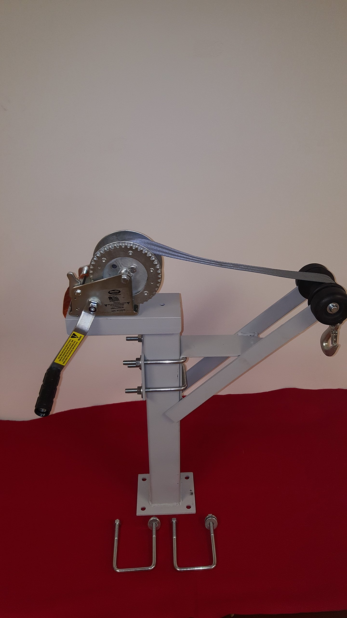 Heavy Duty Adjustable Winch Stand with 1400lbs Capacity - Dutton-Lainson Winch for Towing, Off-Roading & Farm Use