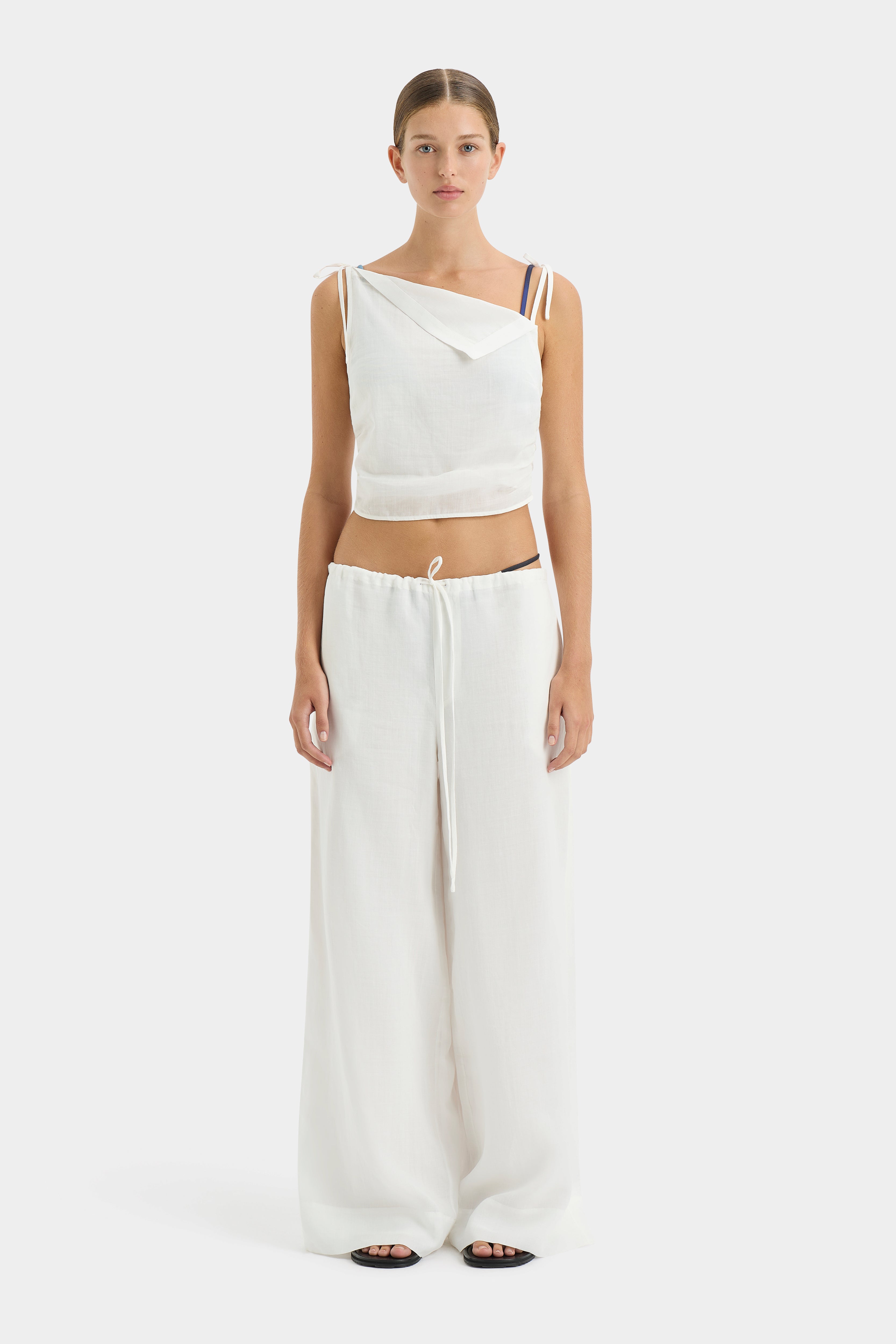 Rosalia Cami Ivory - Elegant Women's Lace Camisole Top for Summer, Date Night & Layering