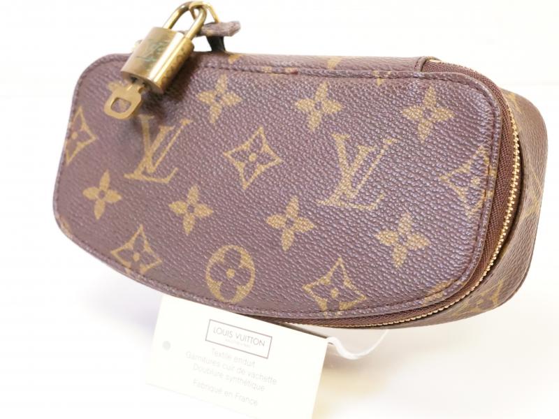 Authentic Louis Vuitton Monogram Poche Monte Carlo PM Jewelry Case Box M47352 - Vintage Luxury Jewelry Organizer for Travel & Home Storage