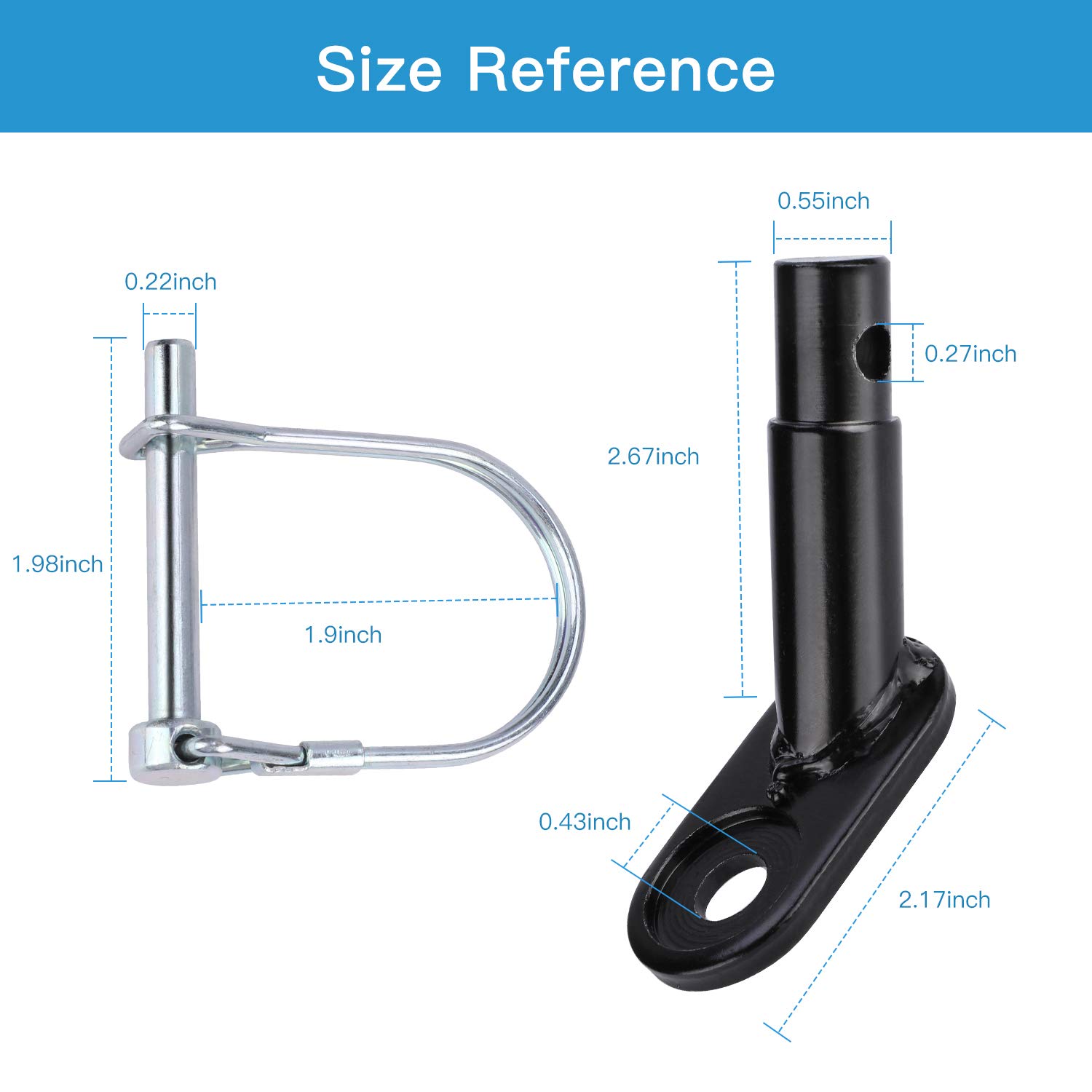2 Pack Bike Trailer Coupler - Universal Bicycle Trailer Hitch Connector for Child, Pet & Cargo Trailers | Heavy Duty Steel Attachment | Perfect for Family Cycling, Grocery Hauling & Outdoor Adventures