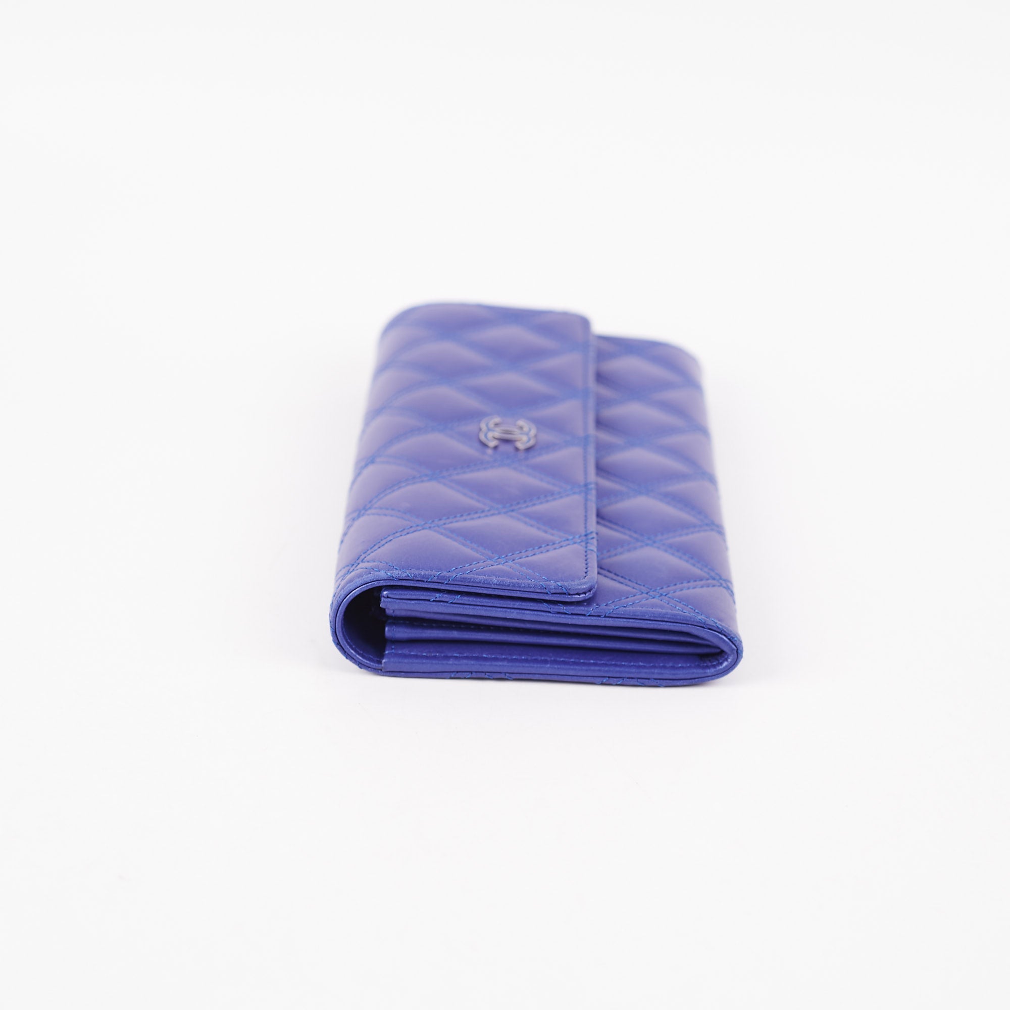 Chanel Long Wallet Blue Lambskin - Luxury Women's Leather Wallet for Everyday Use & Special Occasions