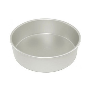Fat Daddio's 8-Inch Round Cake Pan, 2-Inch Deep - Professional Aluminum Baking Pan for Cakes, Cupcakes & Desserts - Perfect for Birthday, Wedding & Party Baking