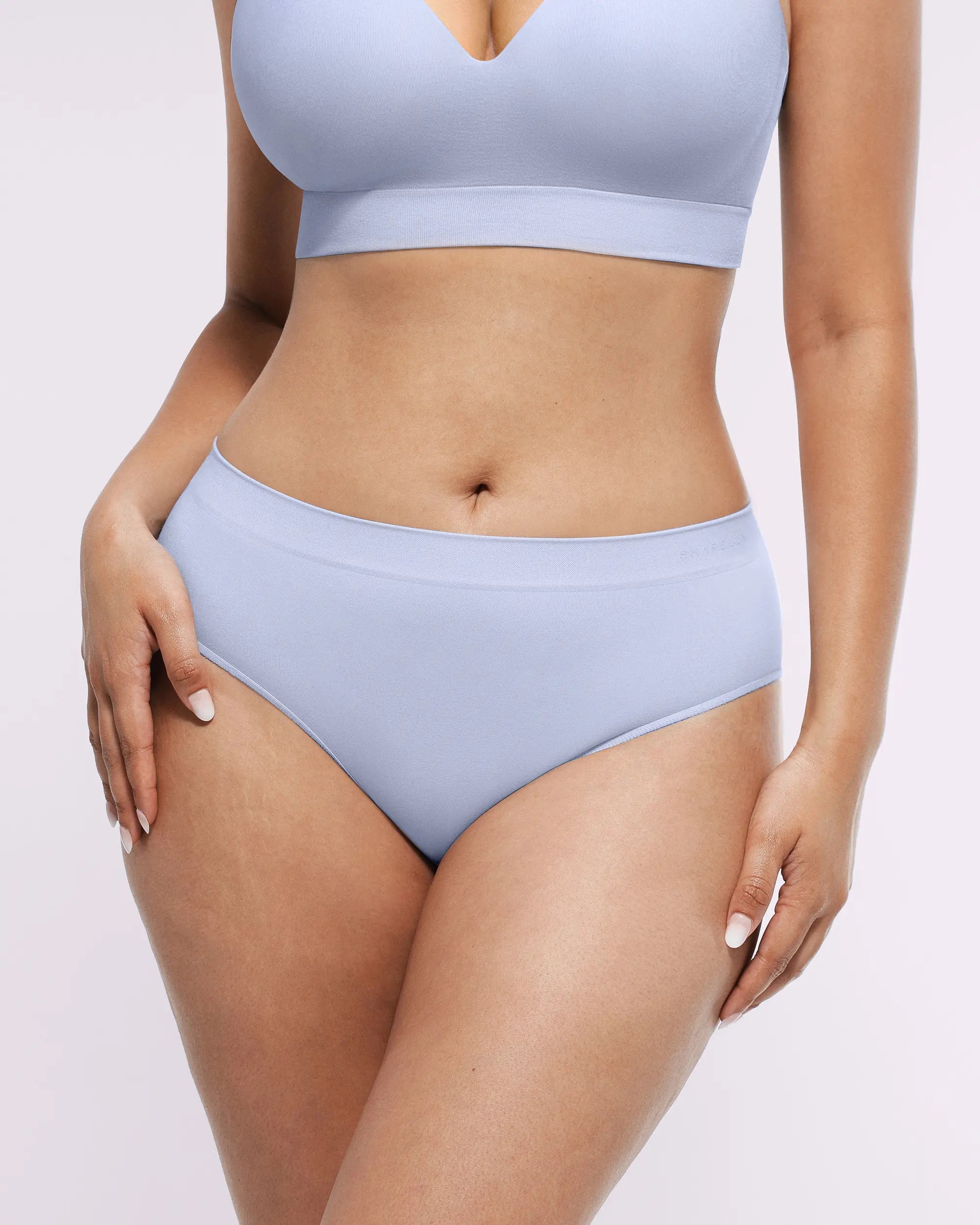 OceanHug™ Oyster Reborn Smoothing Brief - Comfortable Seamless Underwear for Women, Soft Breathable Panties for Everyday Wear, Perfect for Work, Yoga & Lounge