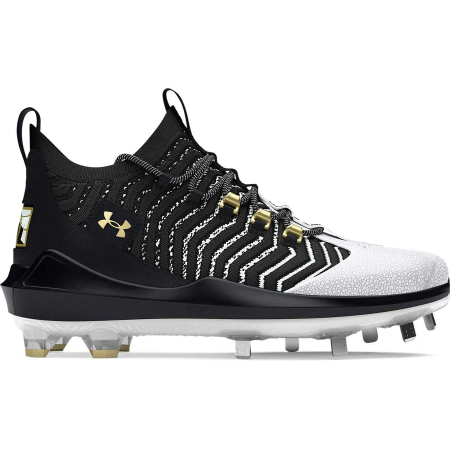 UA Leadoff Harper 9 Pro ST Black Men's Baseball Cleats - Lightweight Performance Shoes for Baseball & Softball Training - Perfect for Fielding, Batting & Running Bases