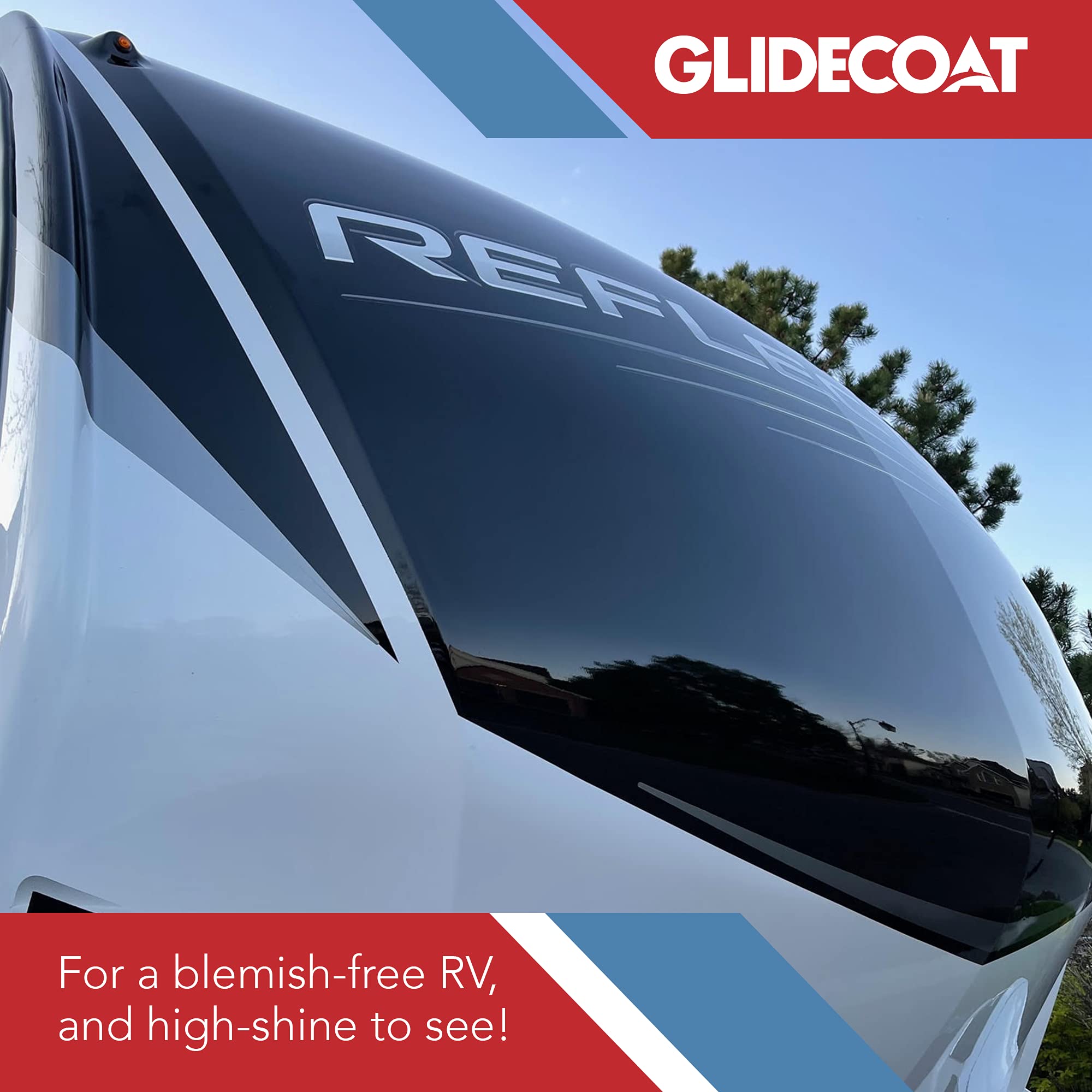 Glidecoat RV Ceramic Coating (250ml) - 9H Nano Ceramic Coating for RVs, Boats, Aircraft & Cars - Long-Lasting Protection Better Than Wax - Waterproof & UV Resistant - Perfect for RV Road Trips, Marine Use & Vehicle Detailing