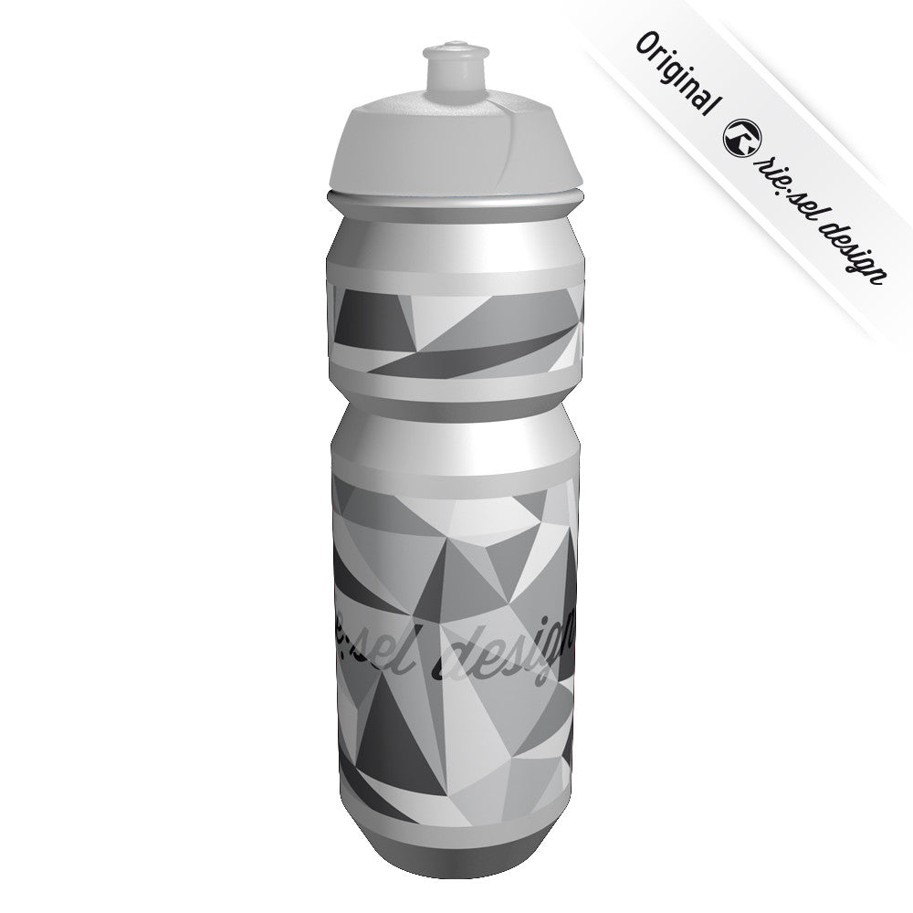 White Triangle-Shaped Water Bottle - BPA-Free, Leak-Proof & Portable for Gym, Hiking & Office Use