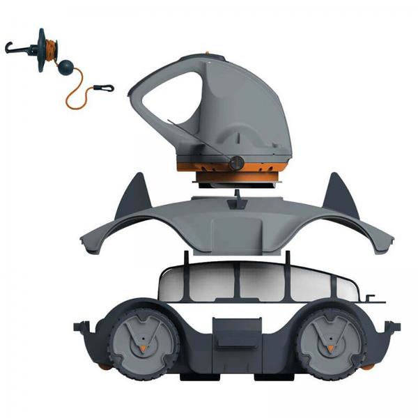 Kokido Vektro AUTO Rechargeable Robotic Pool Cleaner - Automatic Swimming Pool Vacuum with Smart Navigation for In-Ground & Above Ground Pools - Perfect for Home, Vacation Rental & Commercial Pool Maintenance